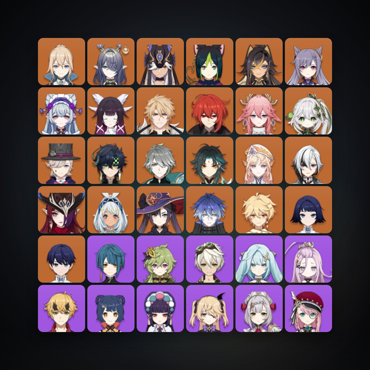 جينشن إمباكت | AR 59 | 75 شخصية | 22× 5★ — HabibiAccounts