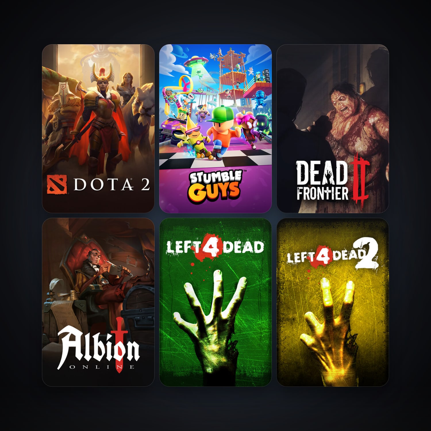 Left 4 Dead + Left 4 Dead 2, 8 games, clean — HabibiAccounts