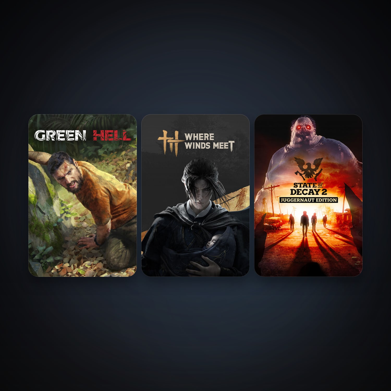 State of Decay 2: Juggernaut Edition + Green Hell, 6 games, clean — HabibiAccounts