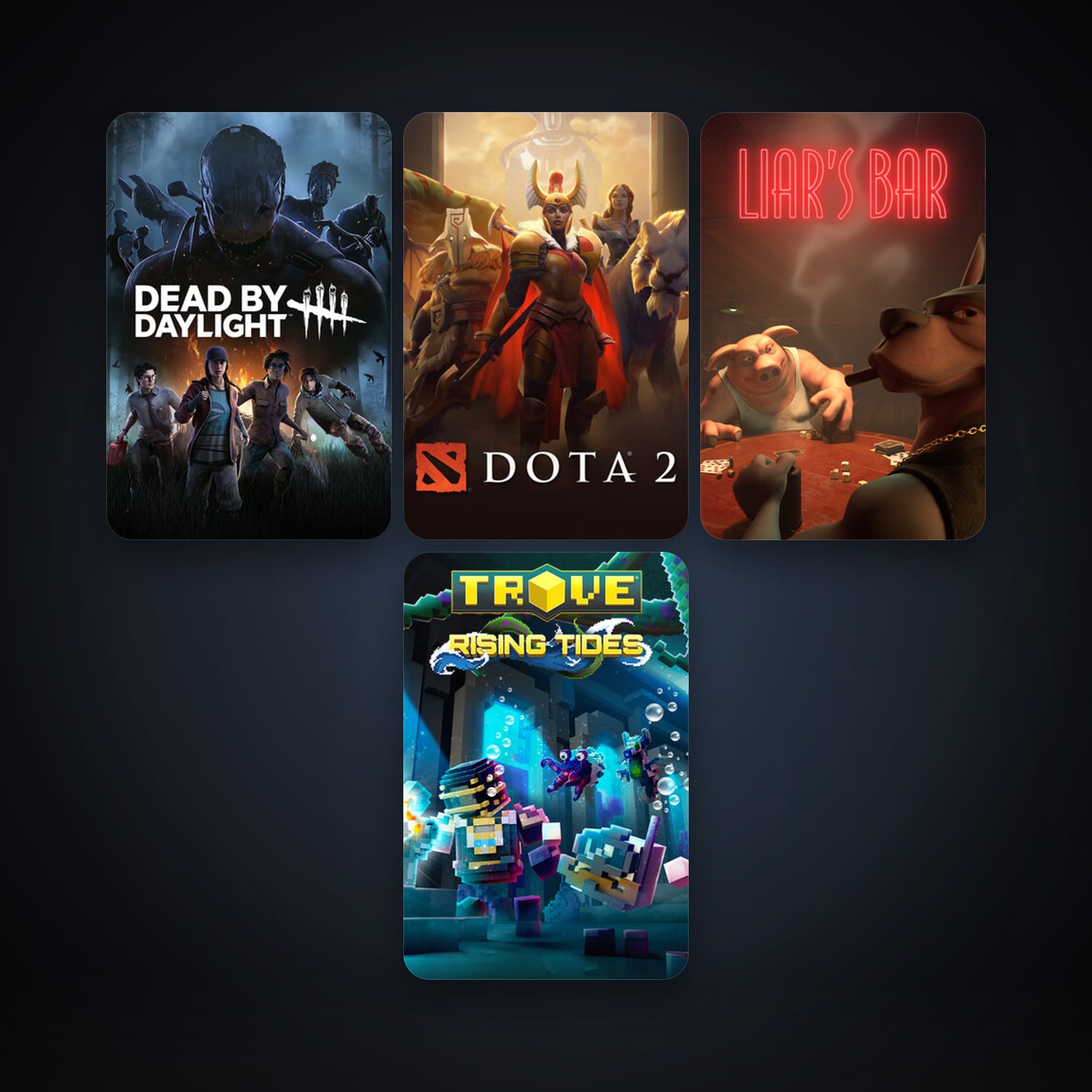 Dota 2 + Trove, 10 games, clean — HabibiAccounts