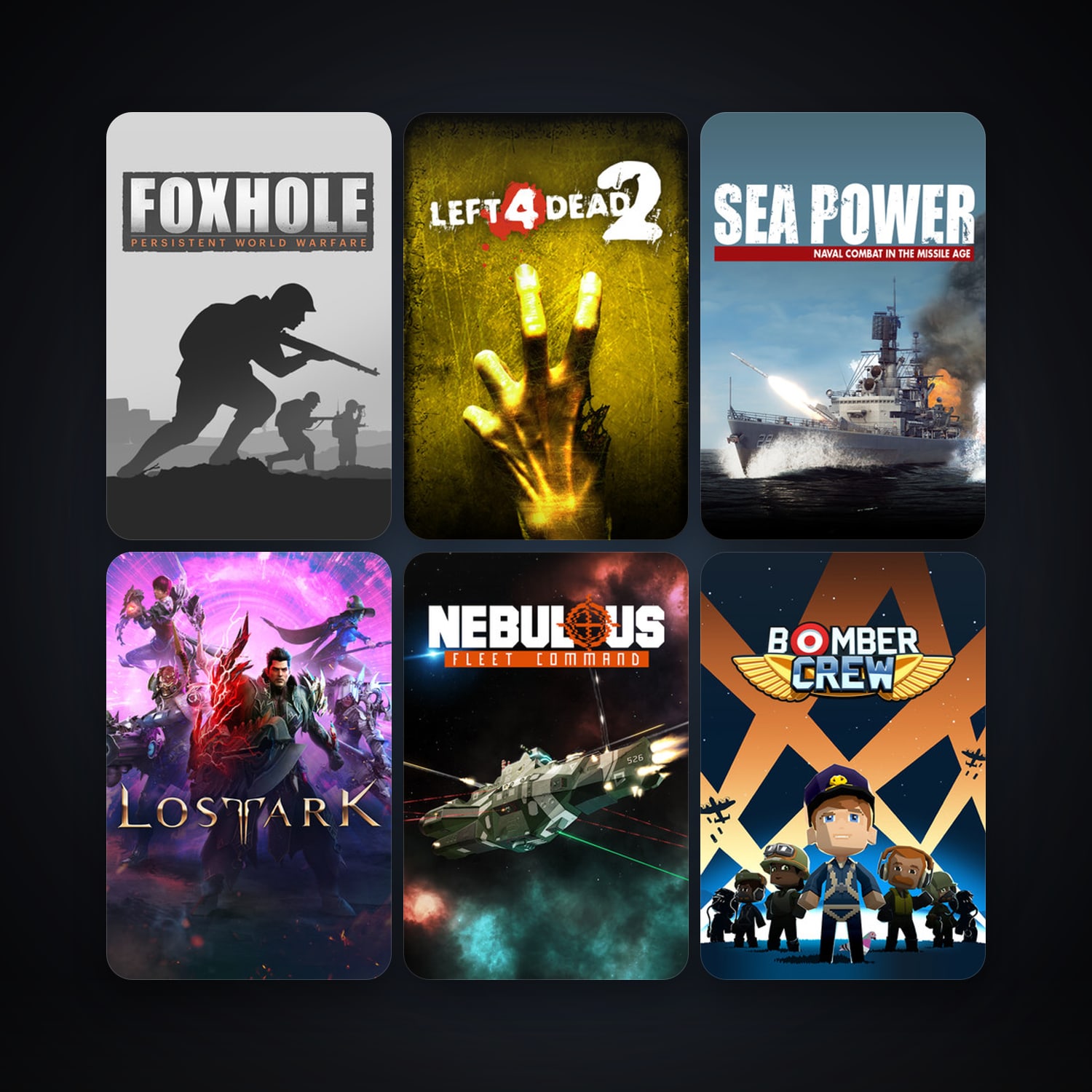 Left 4 Dead 2 + UBOAT, 29 games, clean — HabibiAccounts