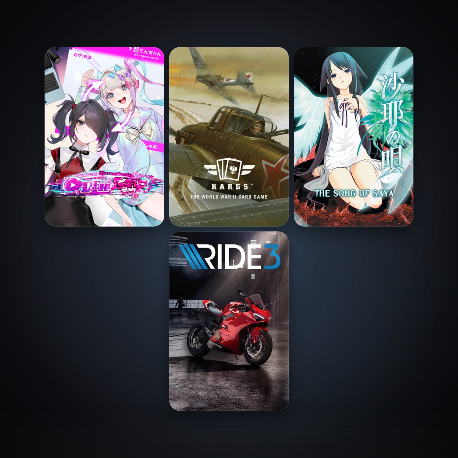 KARDS - The WW2 Card Game + The Song of Saya, 8 games, clean — HabibiAccounts