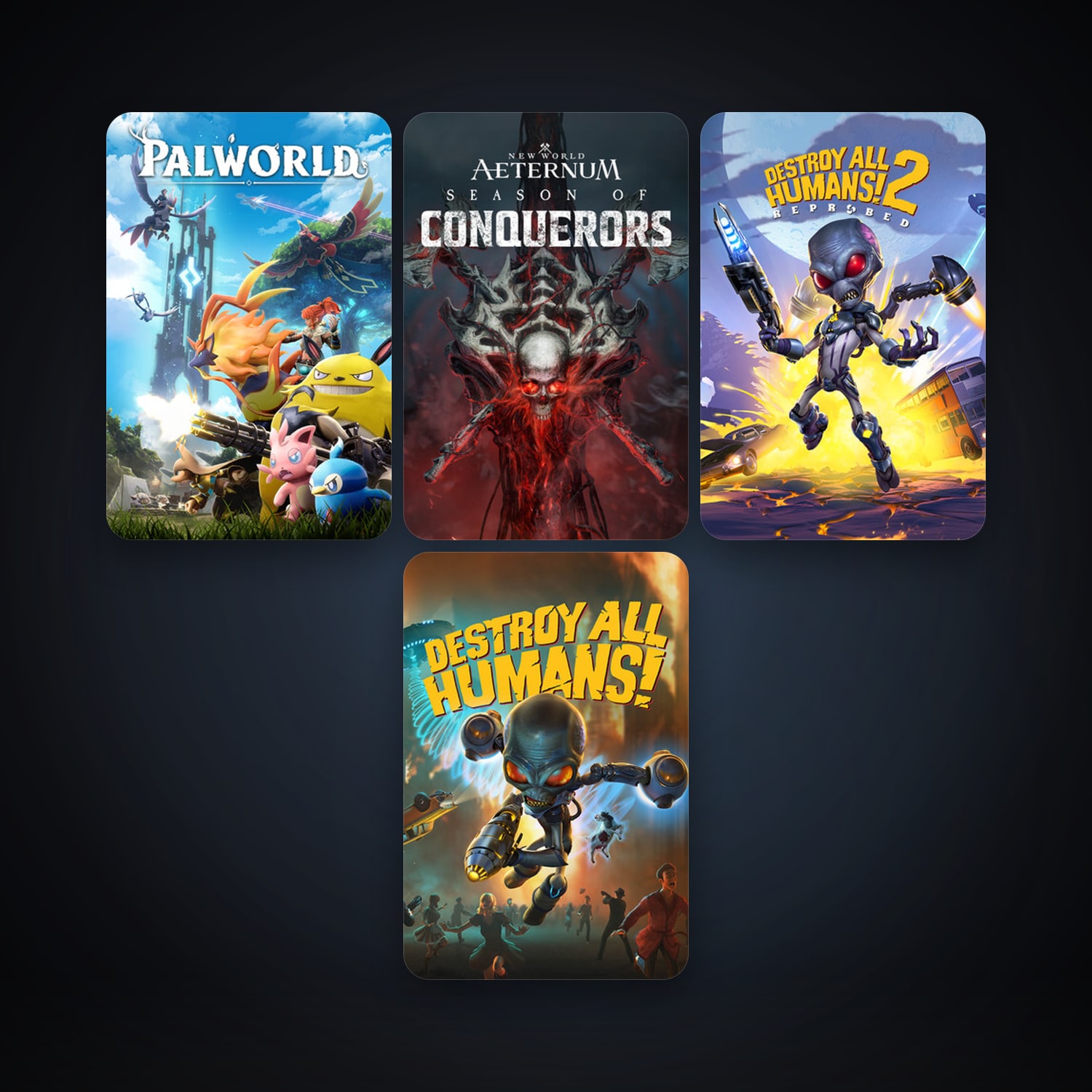 Destroy All Humans! + New World: Aeternum, 5 games, clean — HabibiAccounts