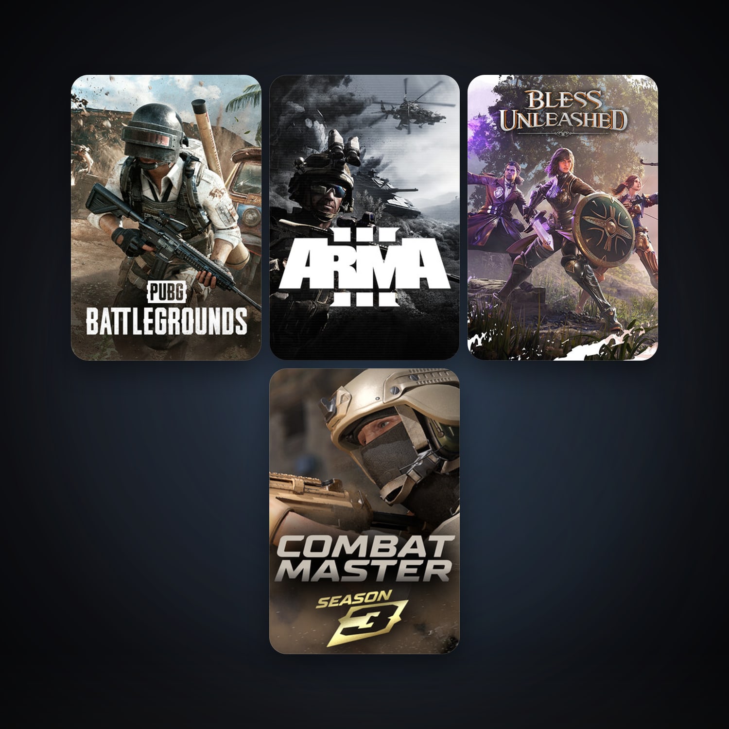 Arma 3 + PUBG: BATTLEGROUNDS, 6 games, clean — HabibiAccounts