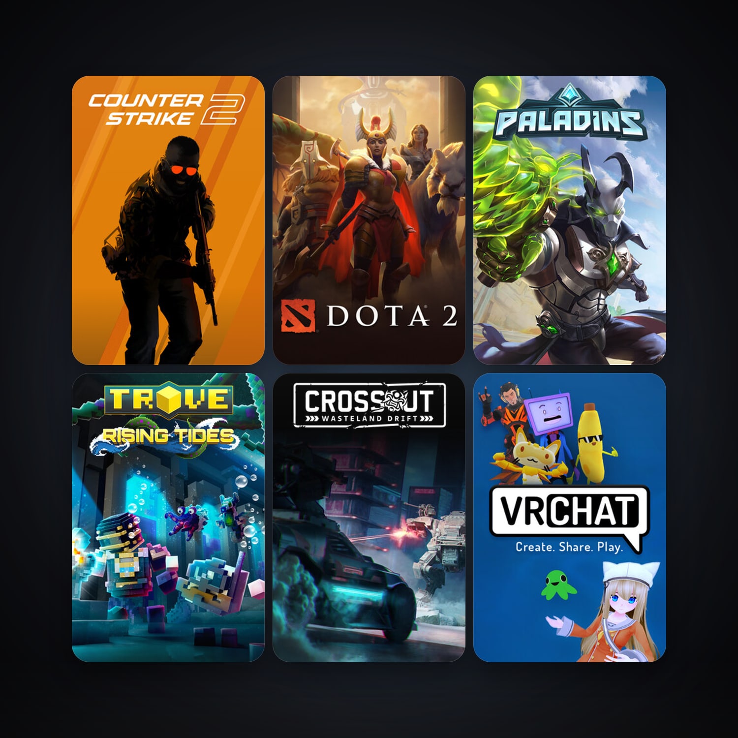 Dota 2 + CS2 Prime, 12 games, clean — HabibiAccounts