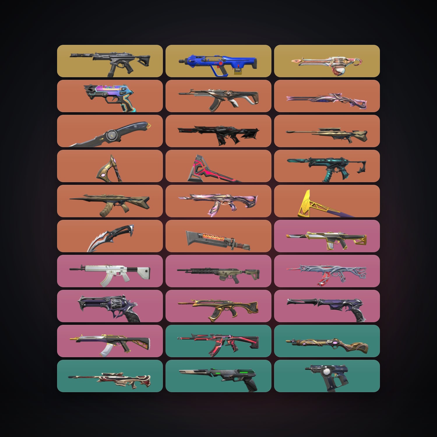 BR Gold 2 locker — 6 knives, 111 skins, lvl 492 — HabibiAccounts