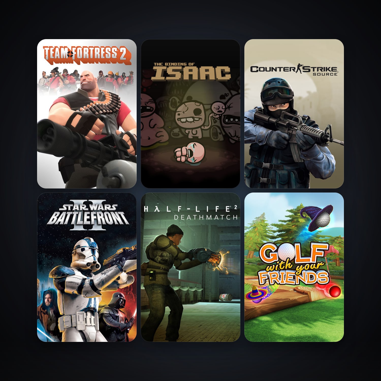Counter-Strike: Source + Half-Life 2: Deathmatch, 161 games, Steam 11, clean — HabibiAccounts
