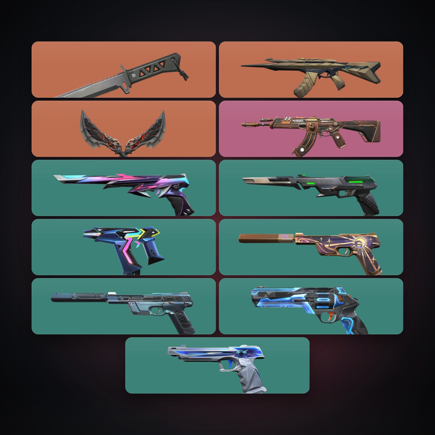 BR Plat 1 locker — 2 knives, 11 skins, lvl 232 — HabibiAccounts