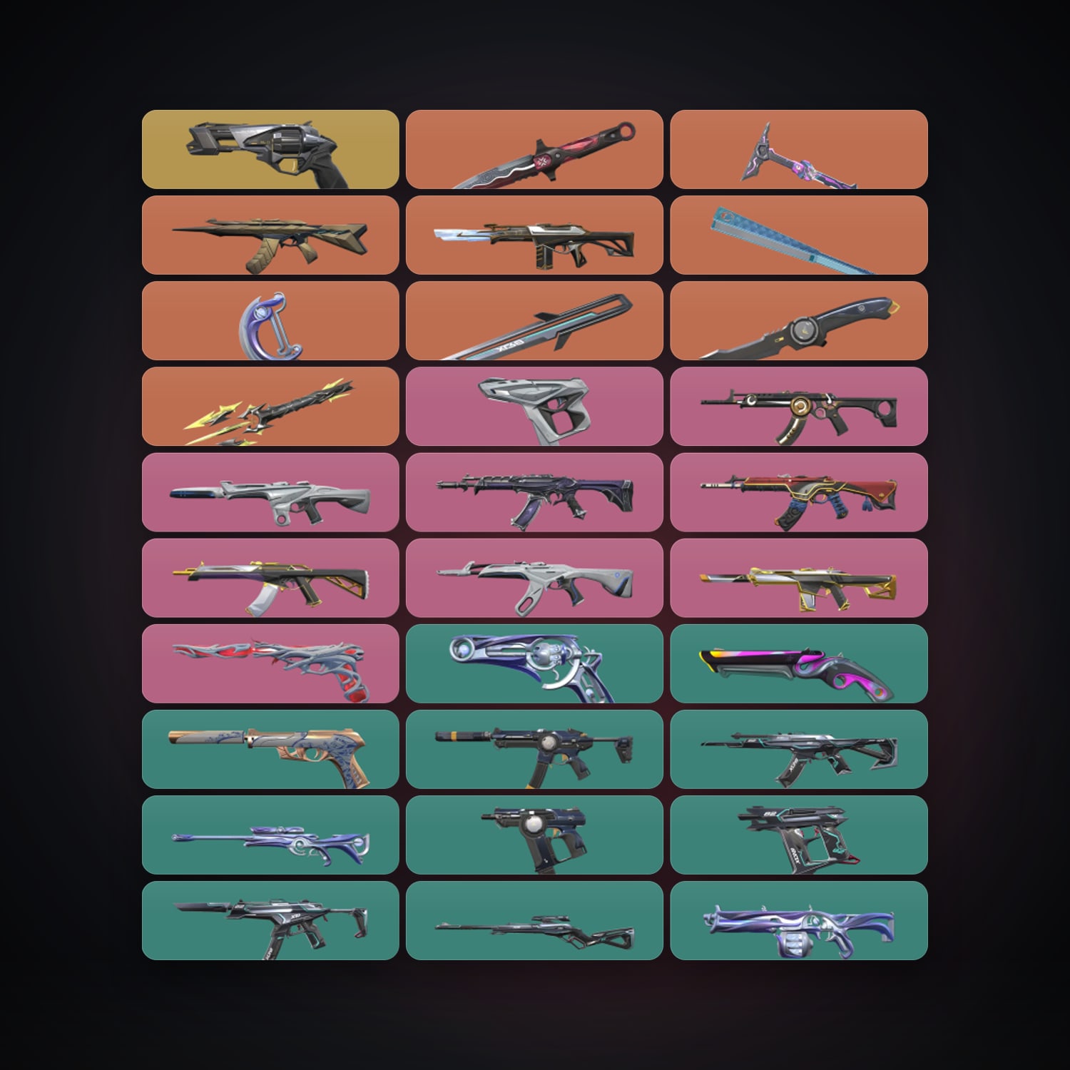 EU Ascendant 1 locker — 7 knives, 74 skins, lvl 306 — HabibiAccounts