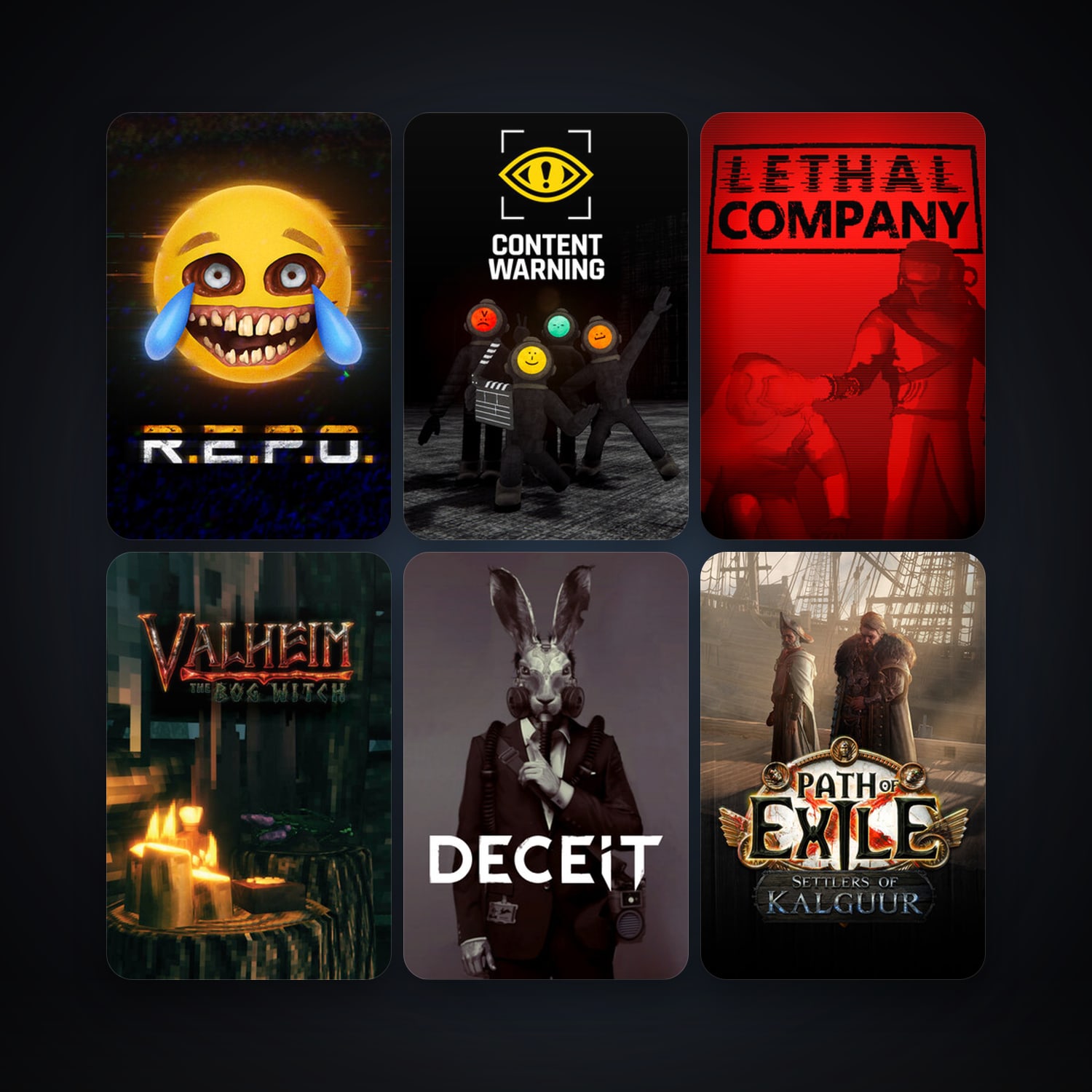 Project Zomboid + Path of Exile, 16 games, clean — HabibiAccounts