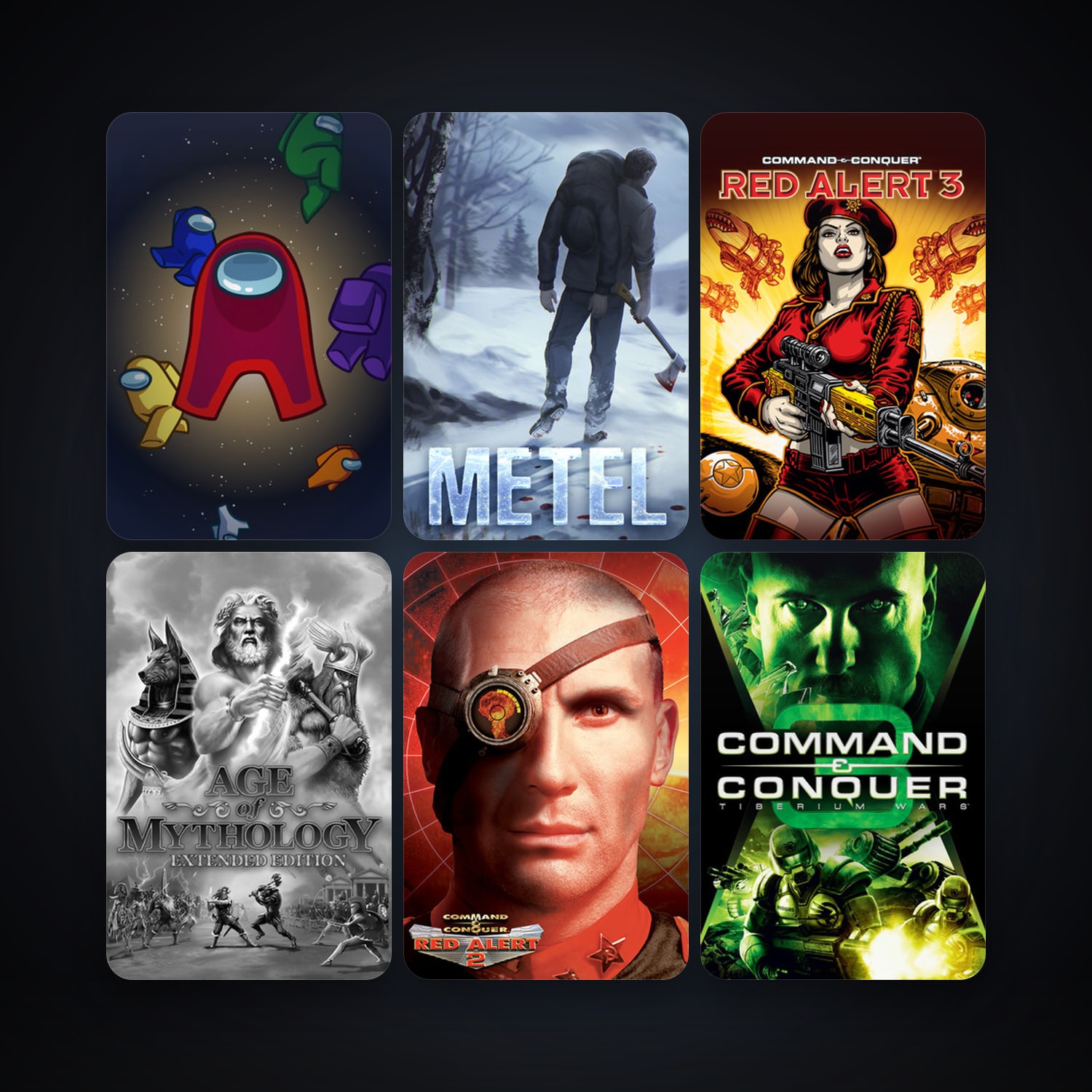 Command & Conquer: Red Alert 3 + Command & Conquer 3: Tiberium Wars, 20 games, clean — HabibiAccounts