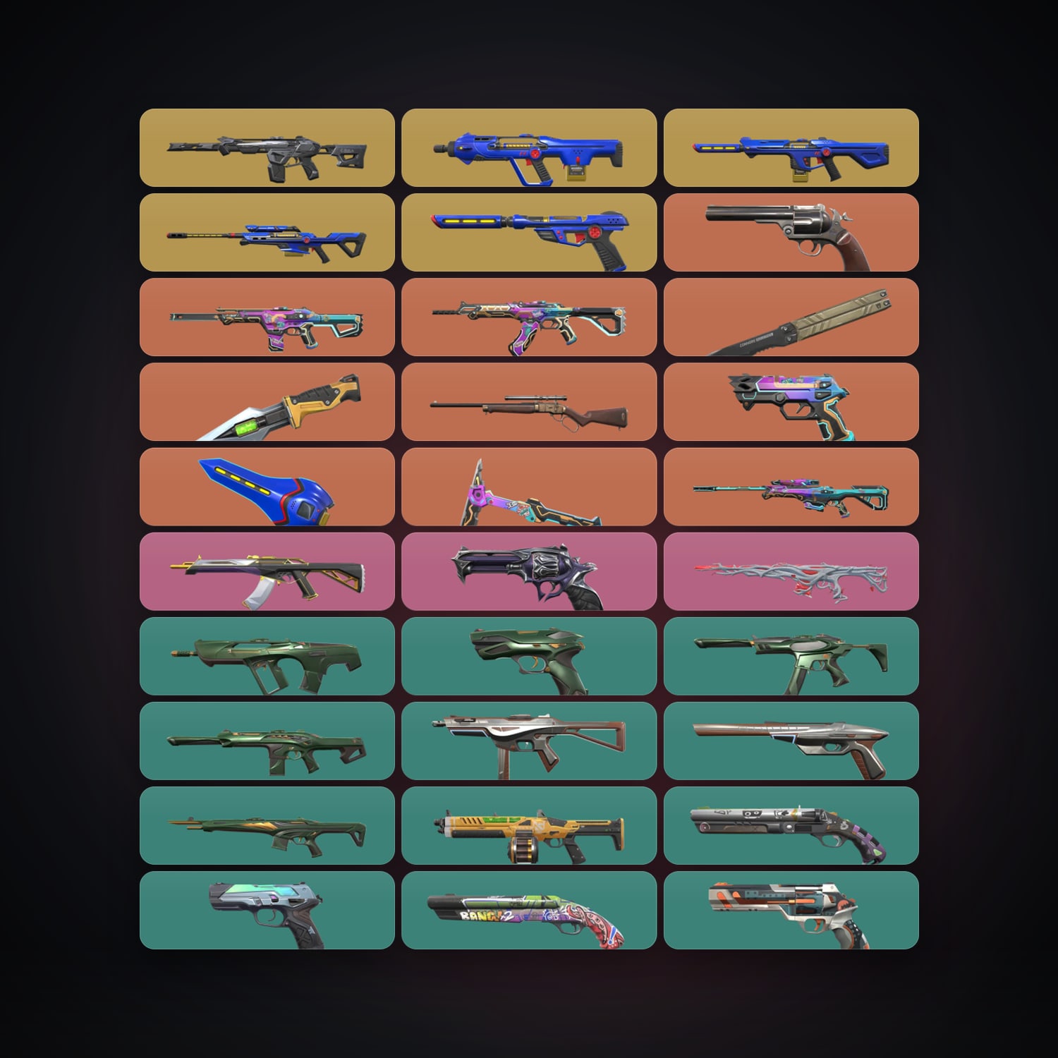 AP Plat 3 locker — 4 knives, 41 skins, lvl 125 — HabibiAccounts