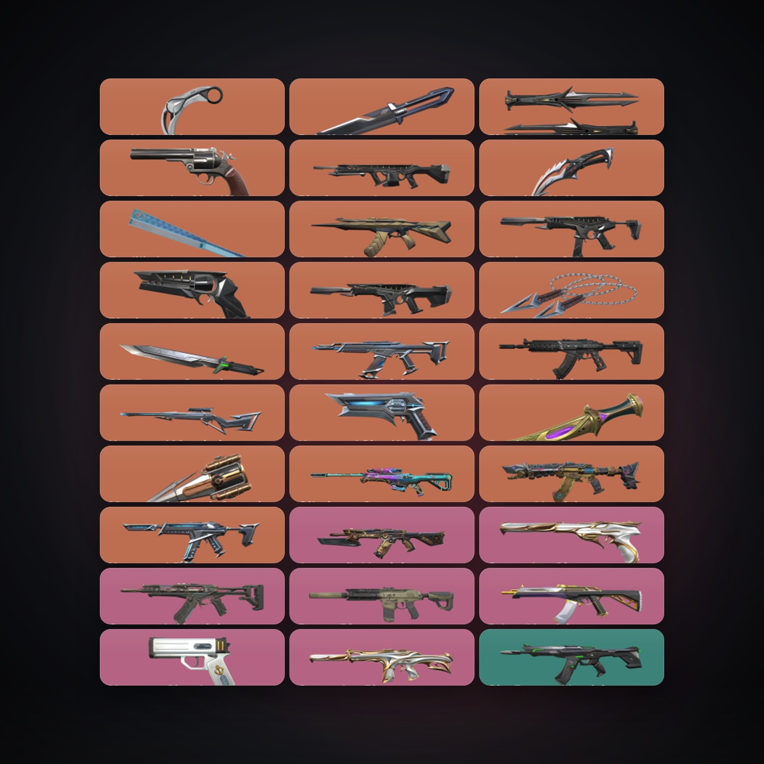 EU Gold 2 locker — 9 knives, 83 skins, lvl 268 — HabibiAccounts