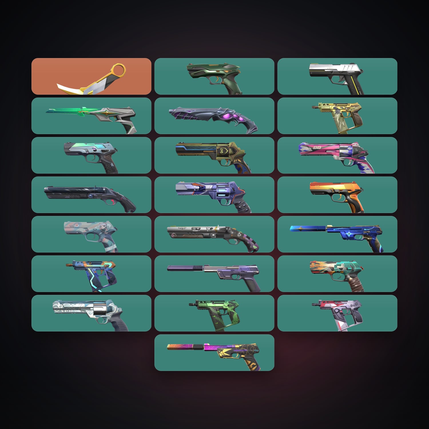 EU Silver 3 locker — 1 knives, 22 skins, lvl 216 — HabibiAccounts