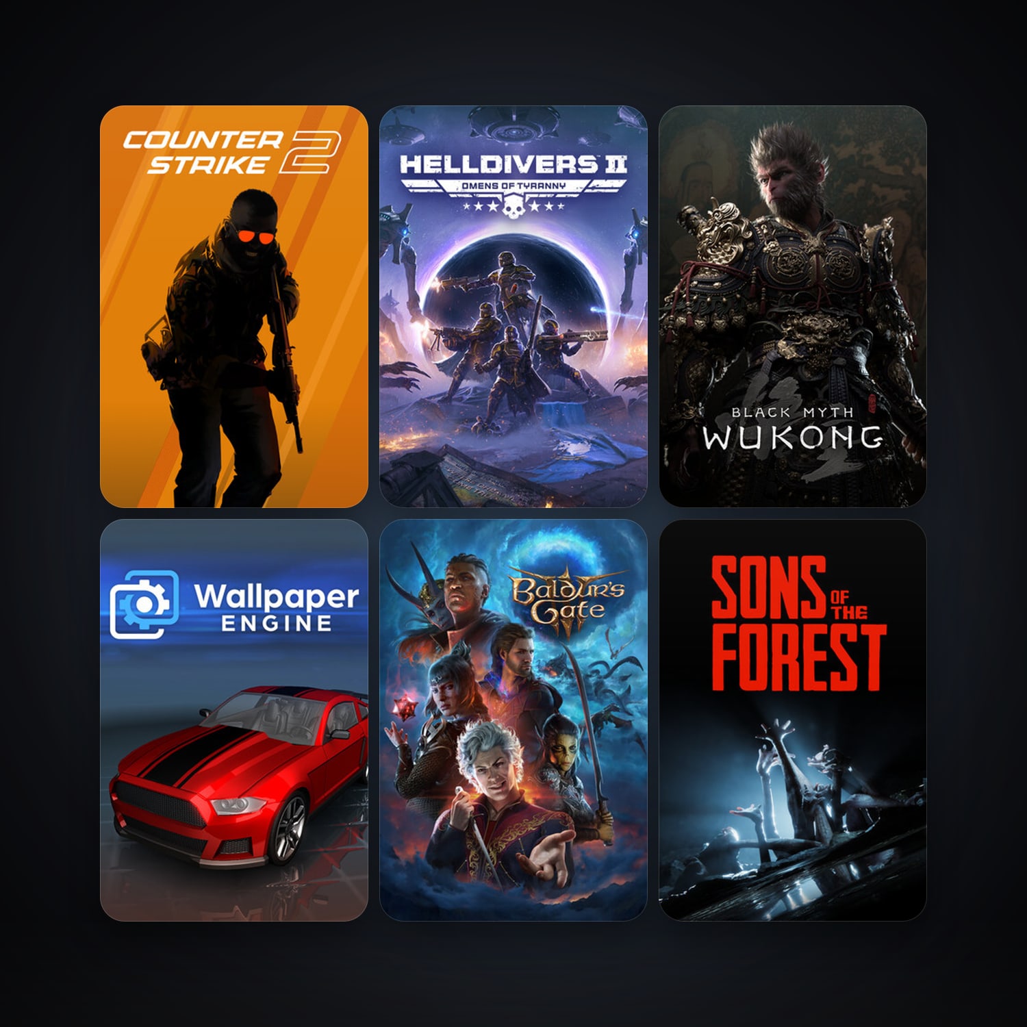 CS2 Prime + Wallpaper Engine, 29 games, clean — HabibiAccounts