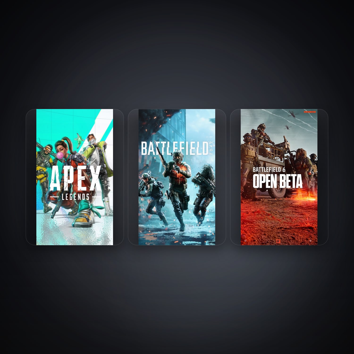 هالحساب إي إيه فيه Apex Legends وBattlefield 1، RU، 7 ألعاب — HabibiAccounts