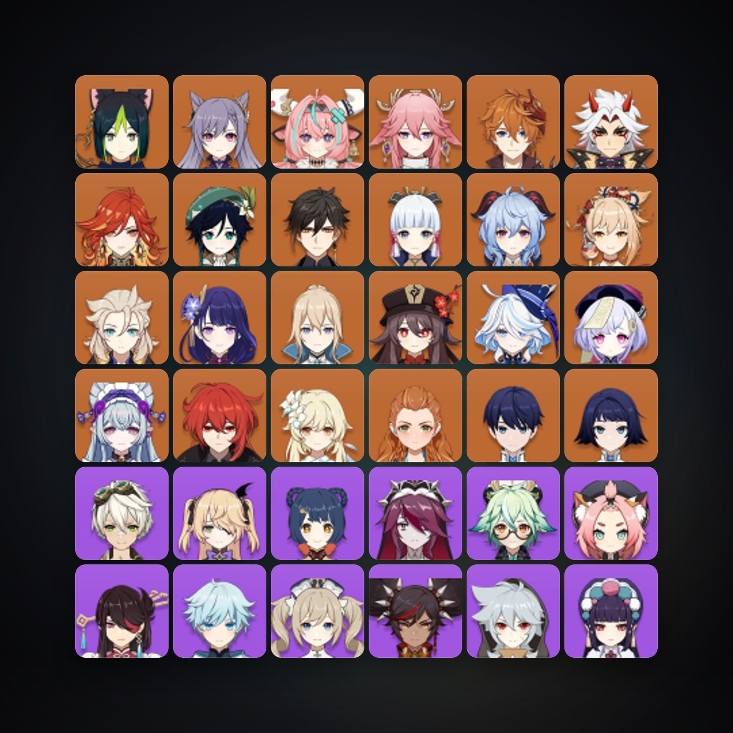 Genshin Impact | AR 60 | 66 Chars | 20× 5★ — Genshin / miHoYo Account — HabibiAccounts