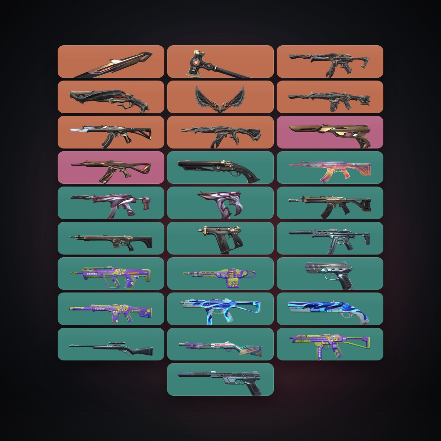 NA Bronze 2 locker — 3 knives, 28 skins, lvl 50 — HabibiAccounts