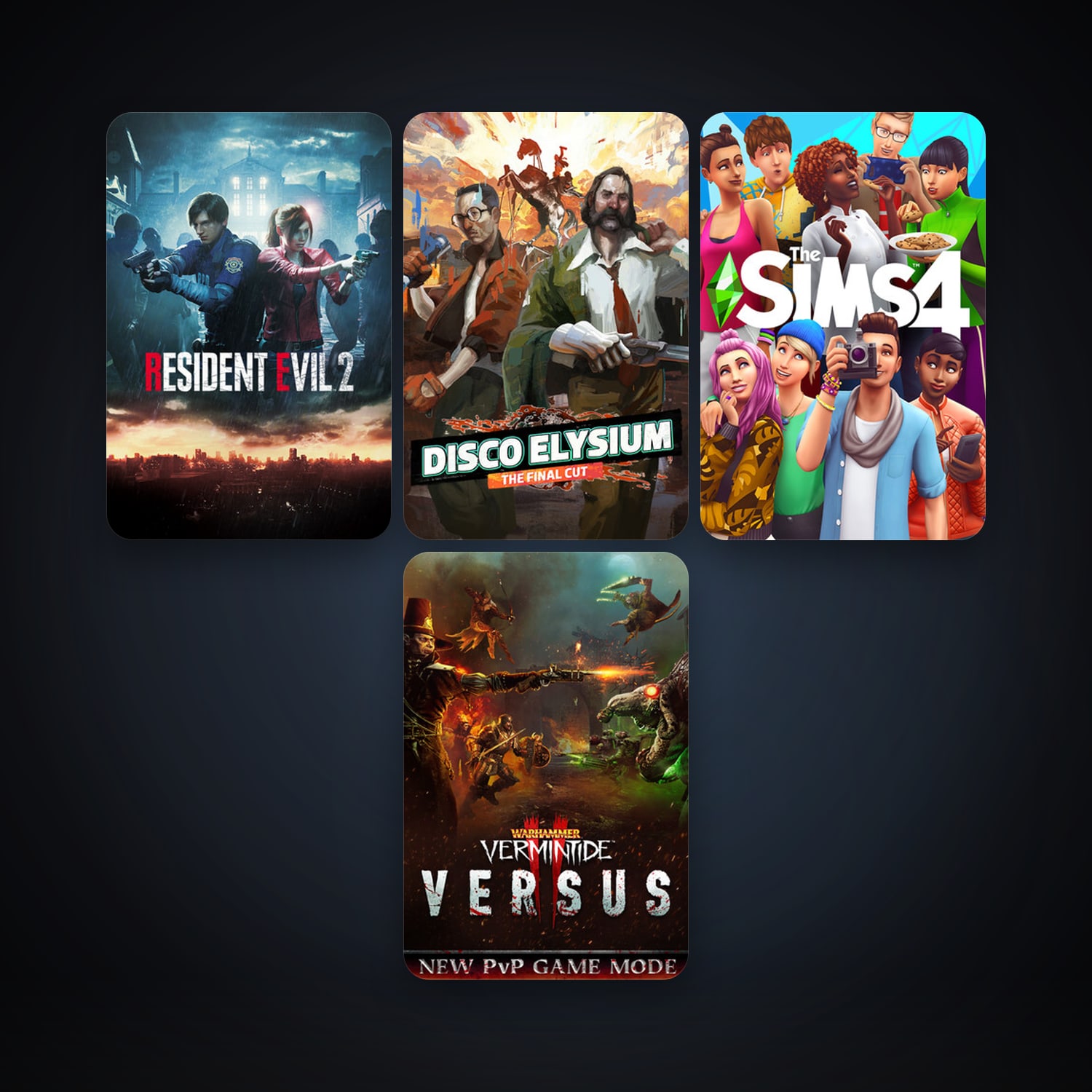 Warhammer: Vermintide 2 + Disco Elysium, 5 games, clean — HabibiAccounts
