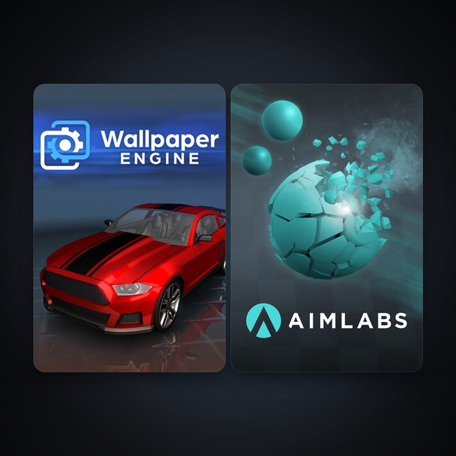 Wallpaper Engine + Aimlabs, 11 games, clean — HabibiAccounts