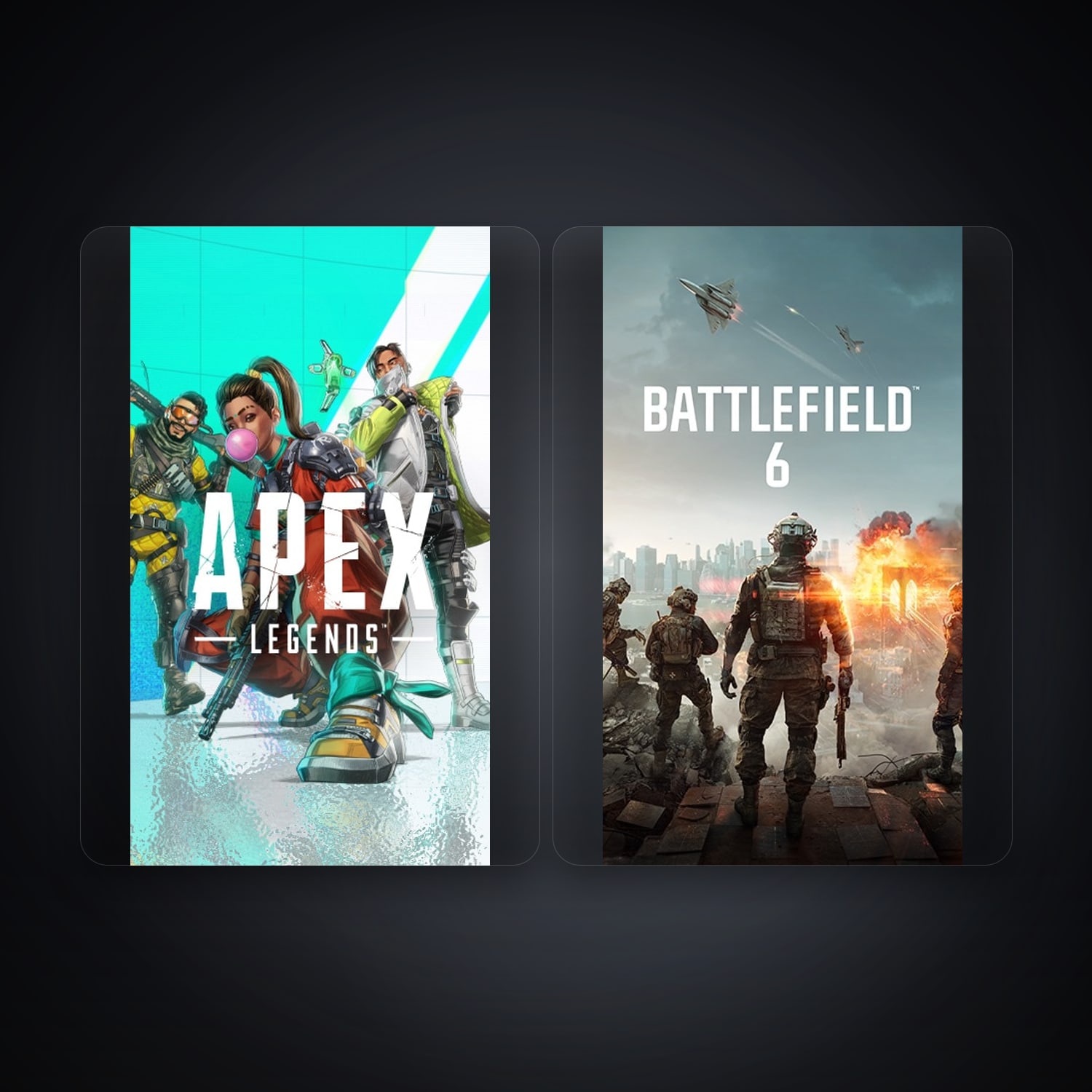 هالحساب إي إيه فيه Apex Legends وBattlefield 4، ID، 6 ألعاب — HabibiAccounts