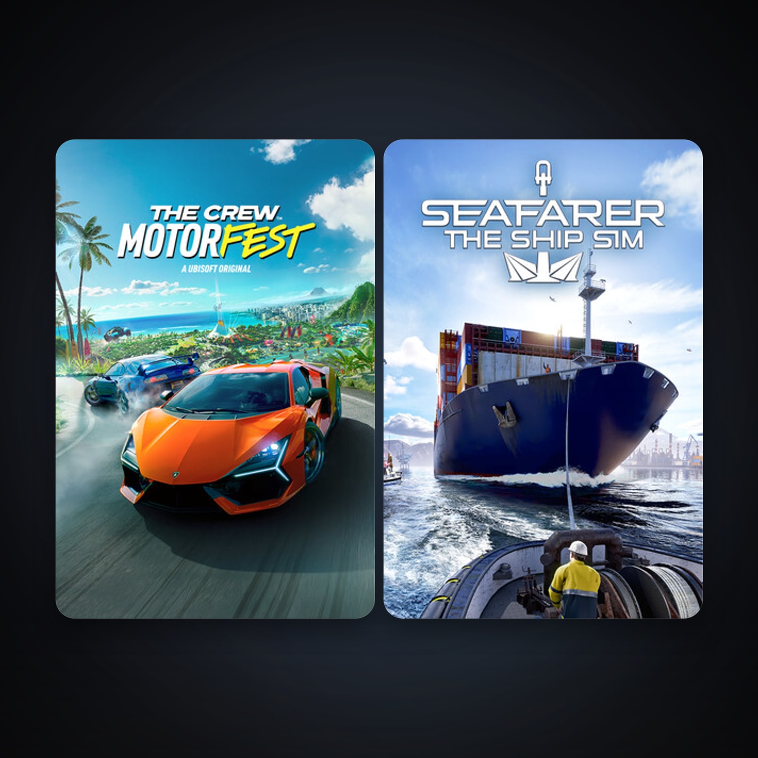 Seafarer: The Ship Sim + The Crew Motorfest, 3 games, clean — HabibiAccounts