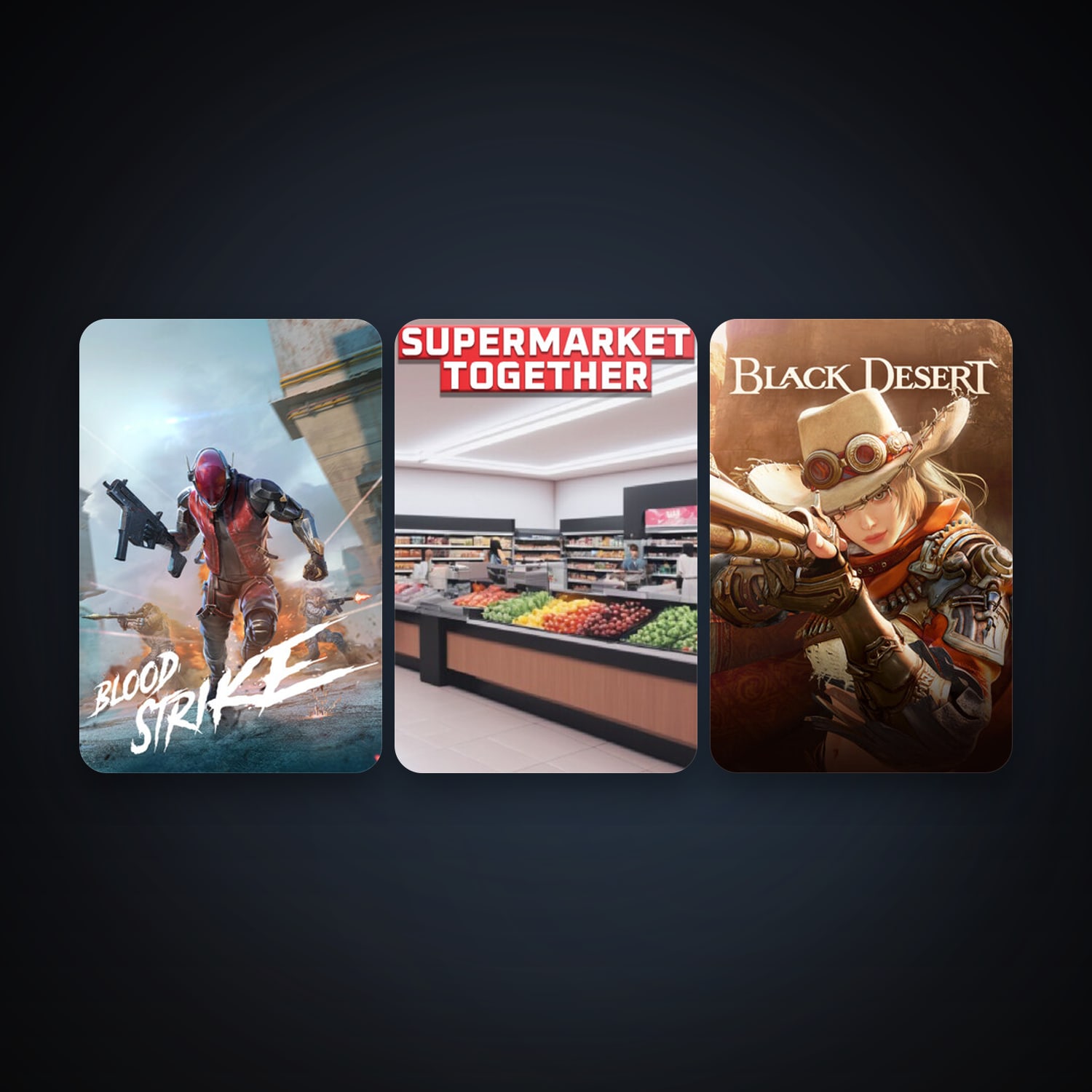 Black Desert Online + Supermarket Together, 7 games, clean — HabibiAccounts