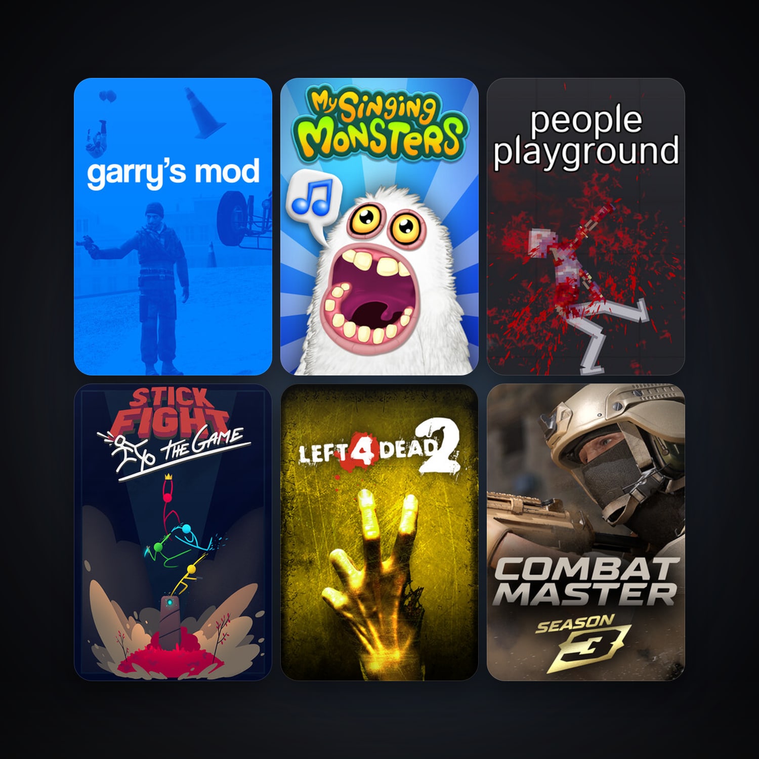 Left 4 Dead 2 + Garry's Mod, 44 games, clean — HabibiAccounts