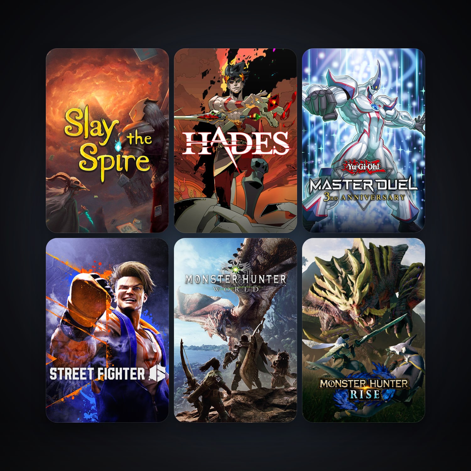 MONSTER HUNTER: WORLD + Slay the Spire, 219 games, Steam 12, clean — HabibiAccounts