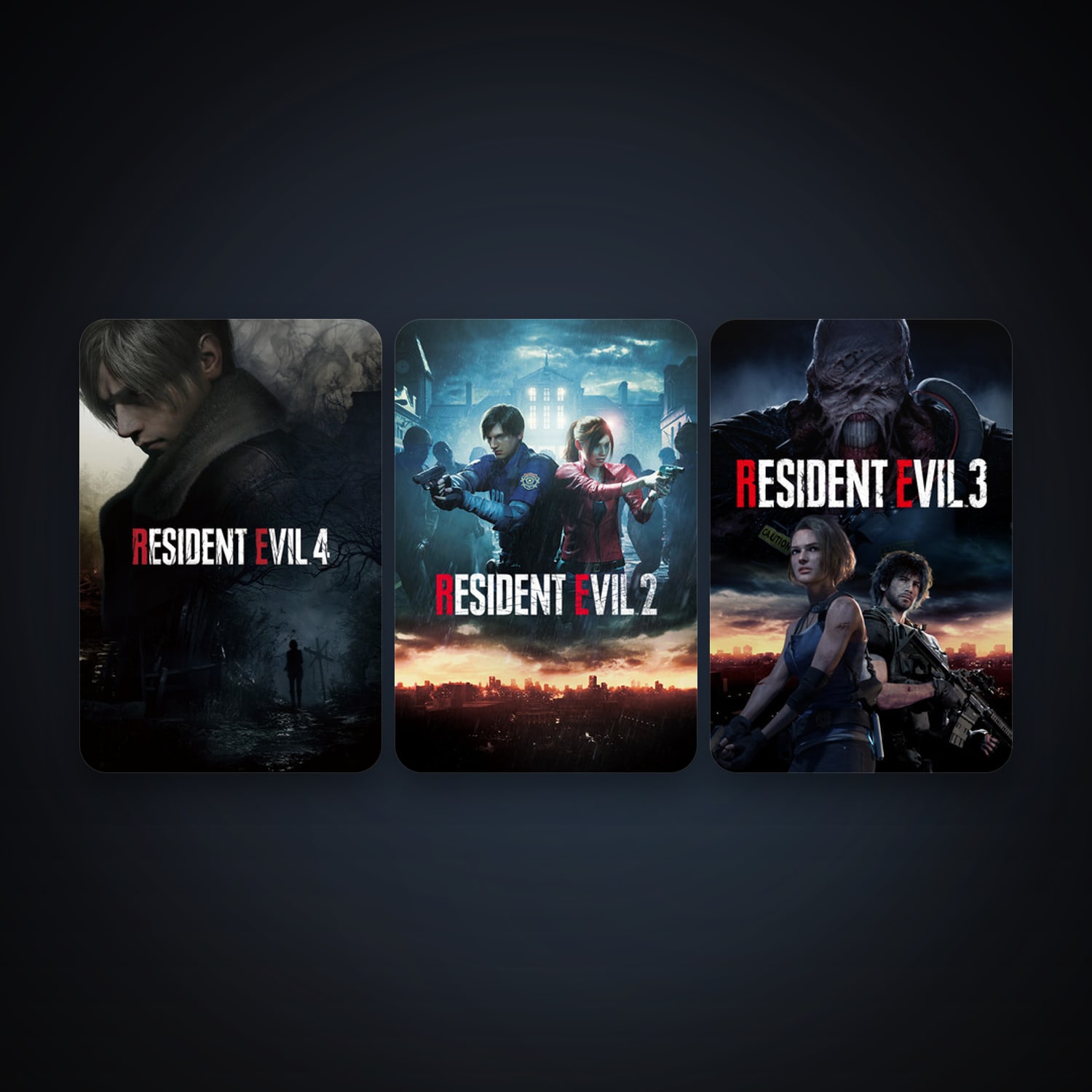 RESIDENT EVIL 2 + RESIDENT EVIL 3, 4 games, clean — HabibiAccounts