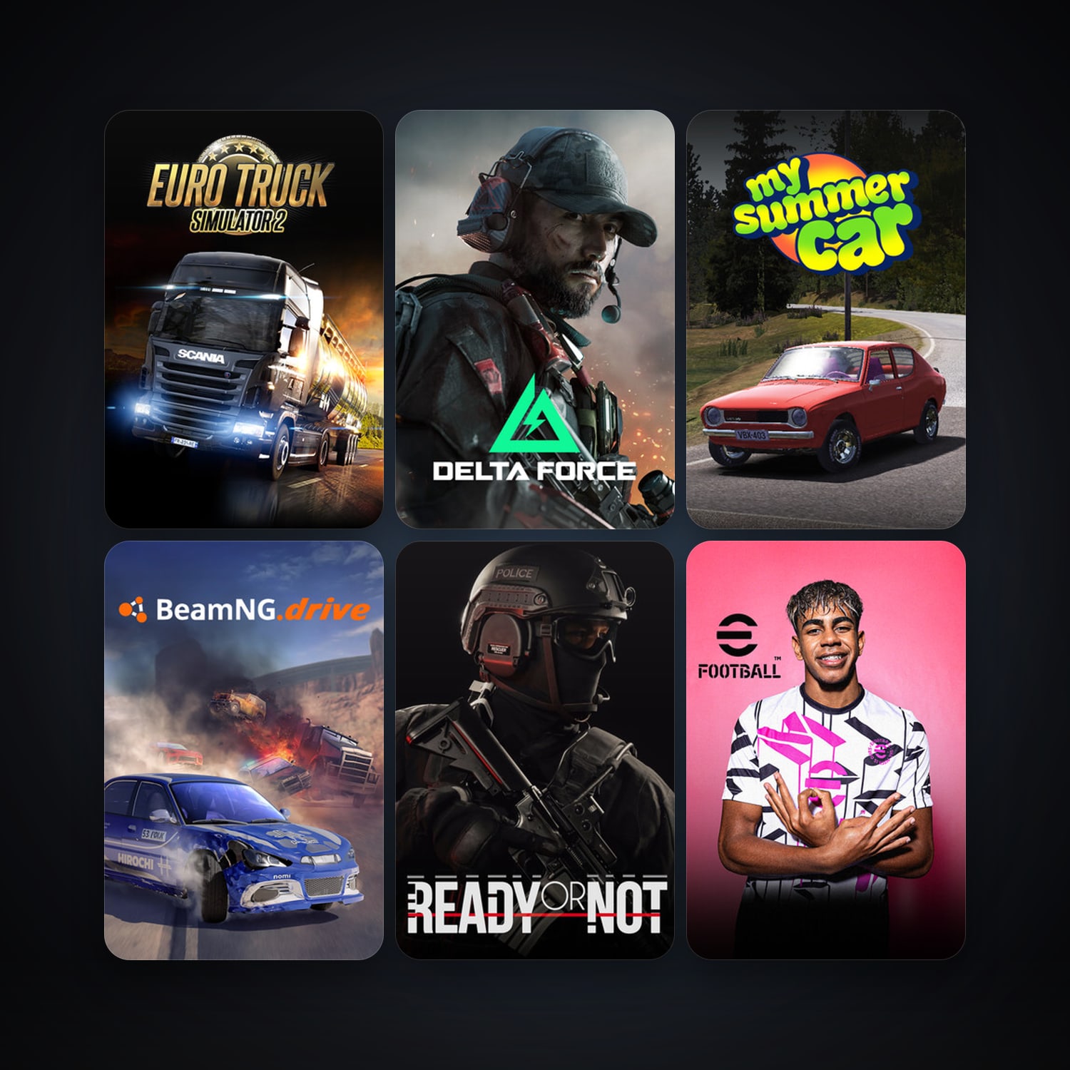 Free CS2 (No Prime) + Euro Truck Simulator 2, 30 games, clean — HabibiAccounts