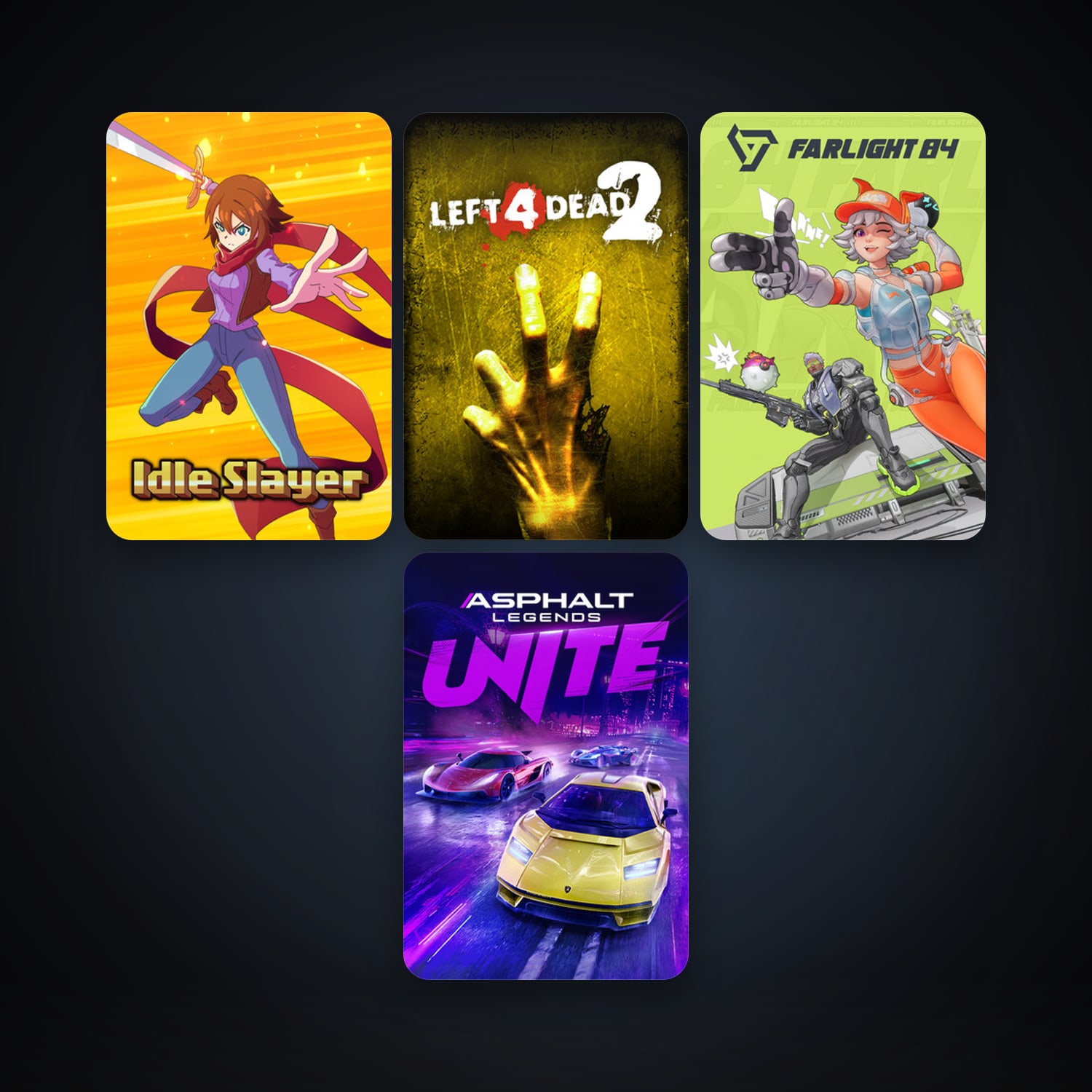 Left 4 Dead 2 + Idle Slayer, 7 games, clean — HabibiAccounts