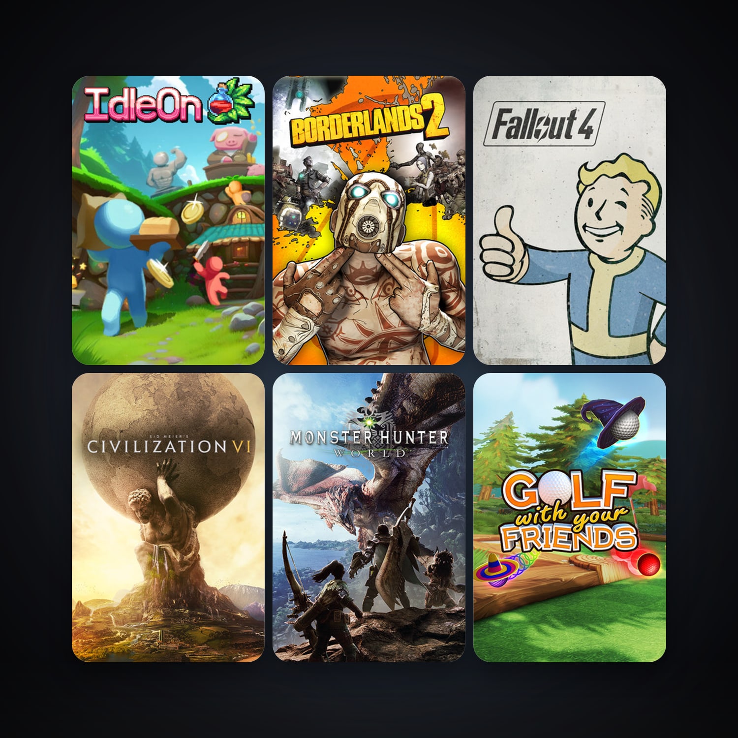 Borderlands 2 + Rocket League, 51 games, clean — HabibiAccounts