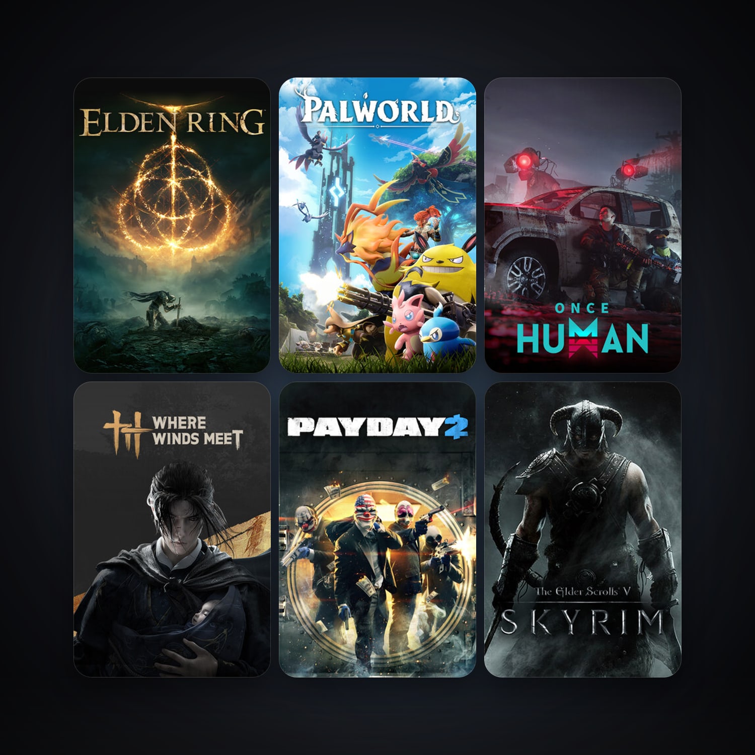 The Elder Scrolls V: Skyrim + PAYDAY 2, 109 games, Steam 12, clean — HabibiAccounts