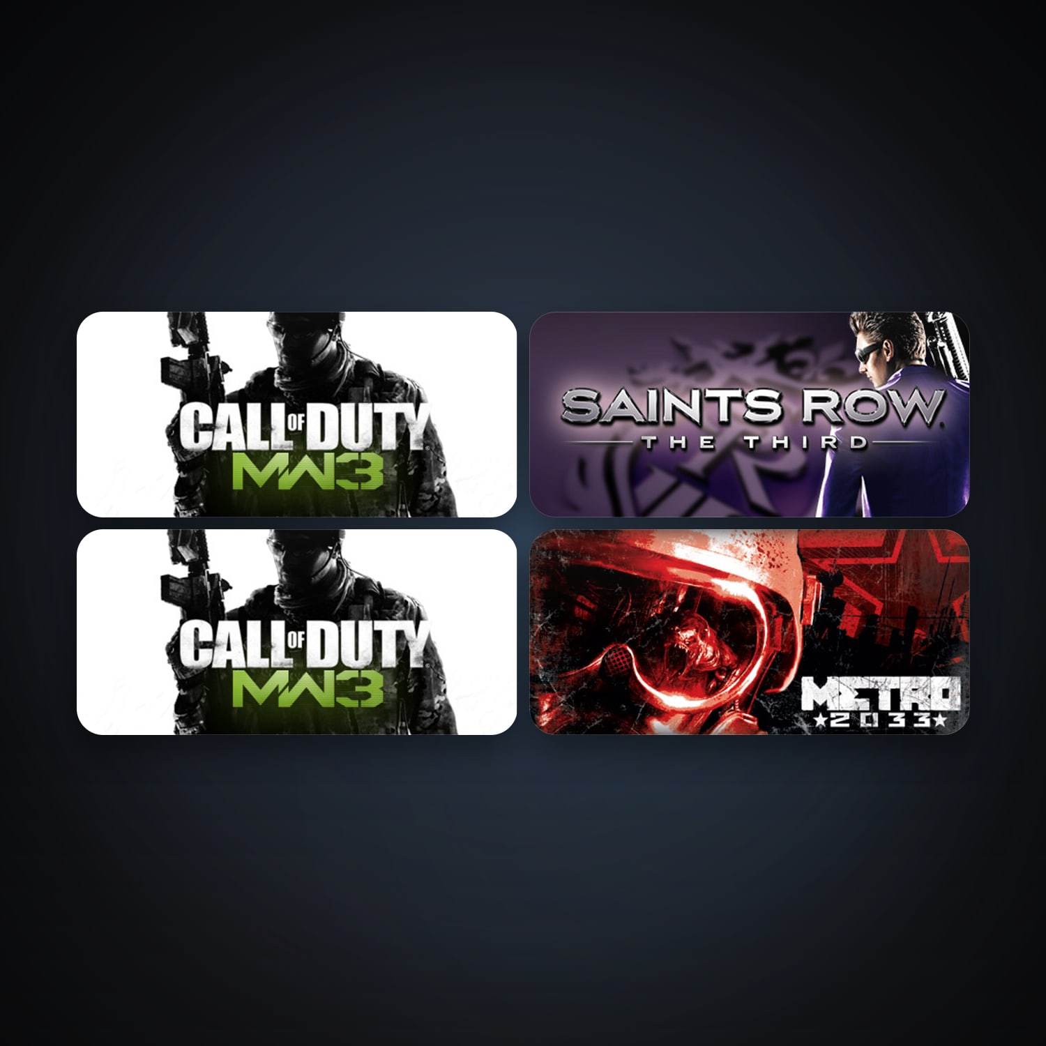 Call of Duty: Modern Warfare 3 (2011) + Call of Duty: Modern Warfare 3 - Multiplayer, 4 games, clean — HabibiAccounts