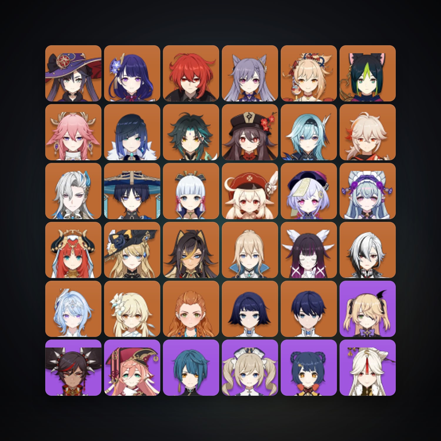 Genshin Impact | AR 58 | 74 Chars | 25× 5★ — Genshin / miHoYo Account — HabibiAccounts