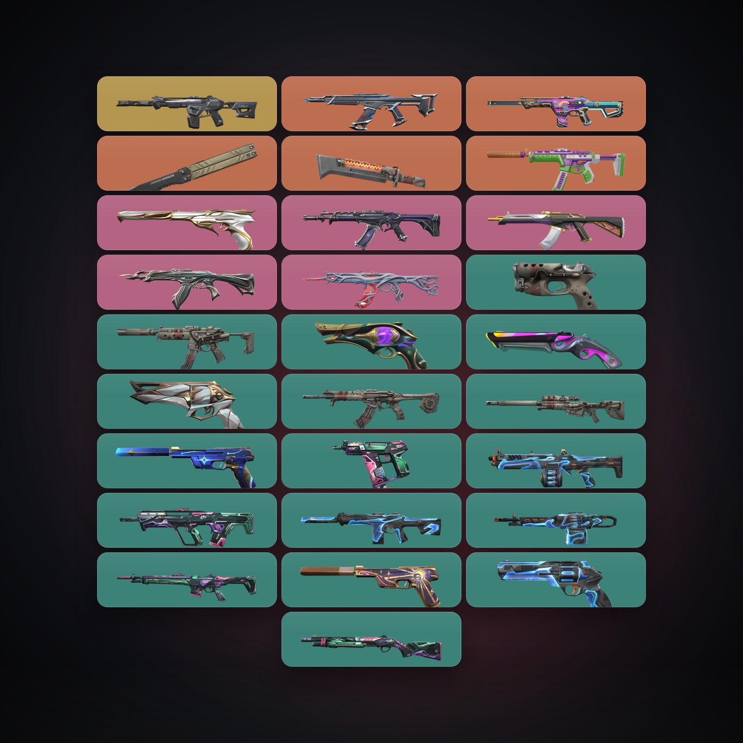 LA Diamond 1 locker — 2 knives, 28 skins, lvl 233 — HabibiAccounts