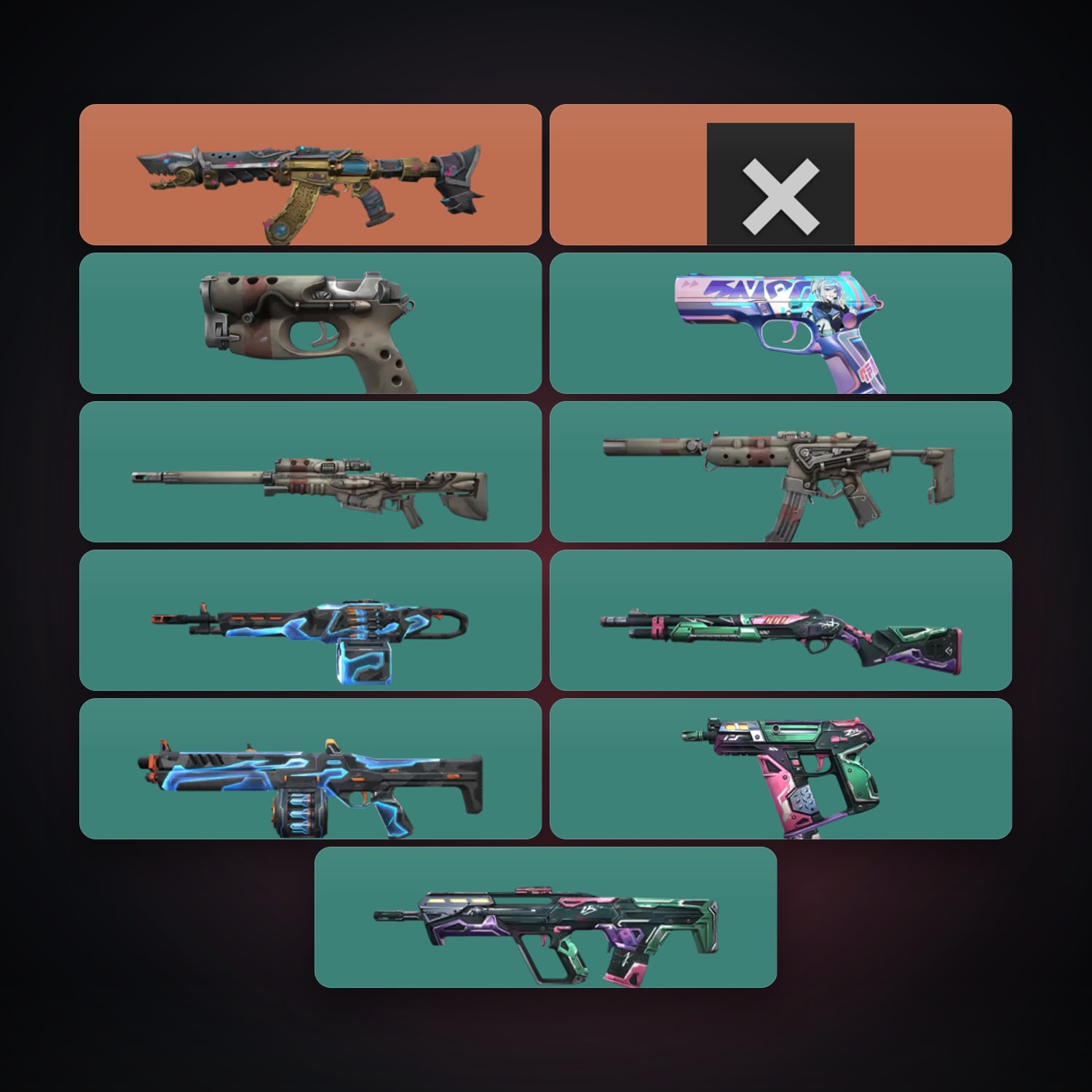 BR Bronze 1 locker — 1 knives, 11 skins, lvl 57 — HabibiAccounts