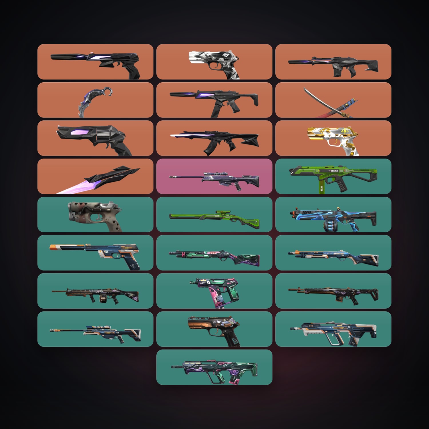 EU locker — 3 knives, 26 skins, lvl 29 — HabibiAccounts