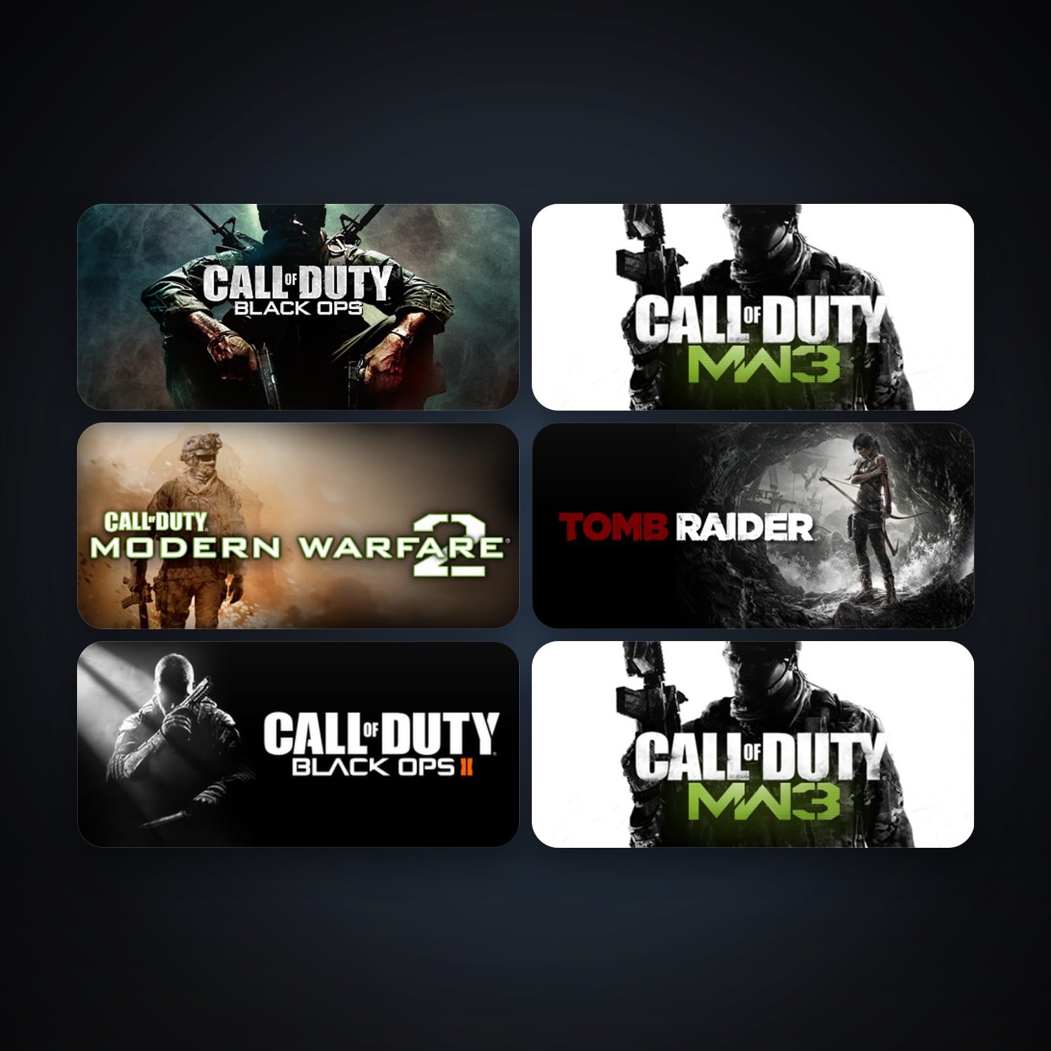 Call of Duty: Modern Warfare 2 (2009) + Call of Duty: Modern Warfare 2 - Multiplayer (2009), 11 games, clean — HabibiAccounts