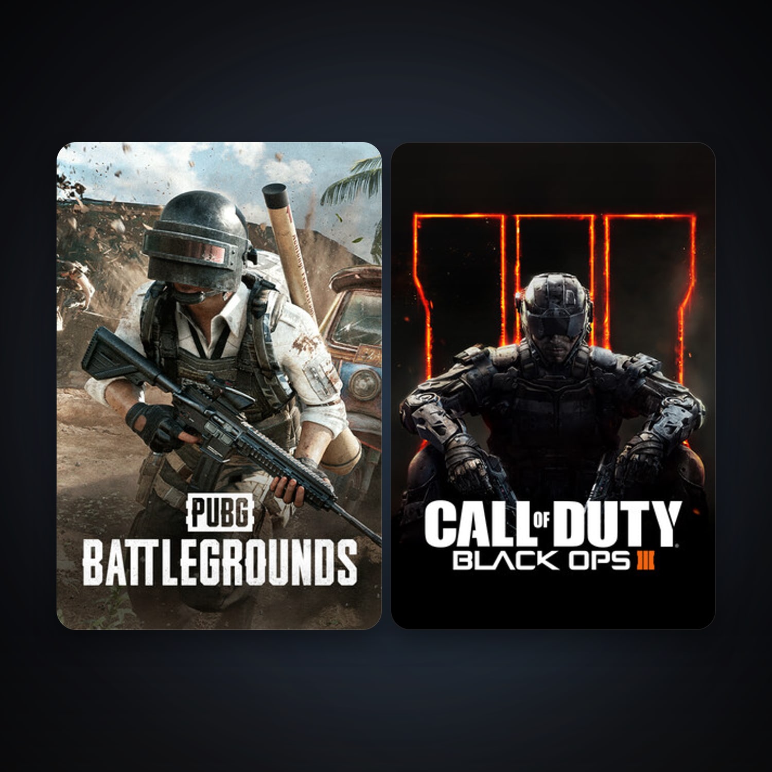 Call of Duty: Black Ops III + PUBG: BATTLEGROUNDS, 5 games, clean — HabibiAccounts