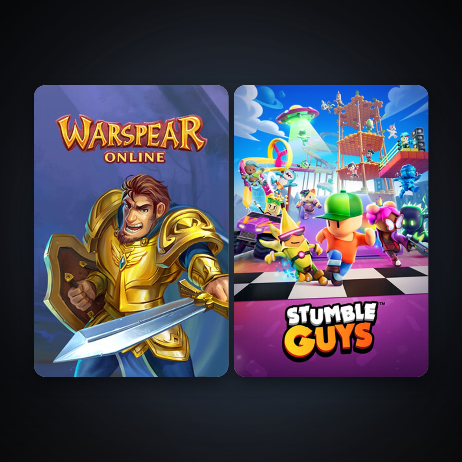 Warspear Online + Stumble Guys, 3 games, clean — HabibiAccounts