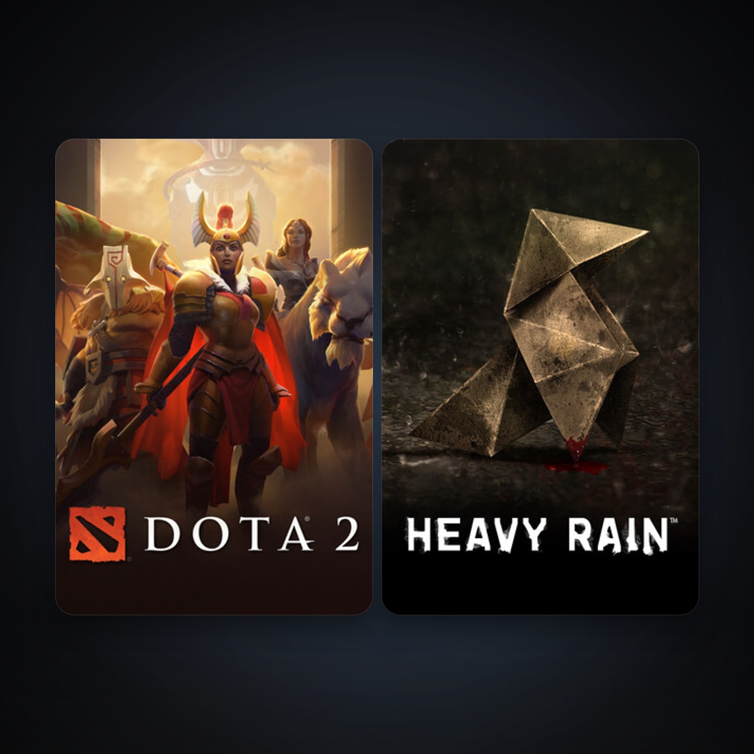 Dota 2 + Heavy Rain, 3 games, clean — HabibiAccounts