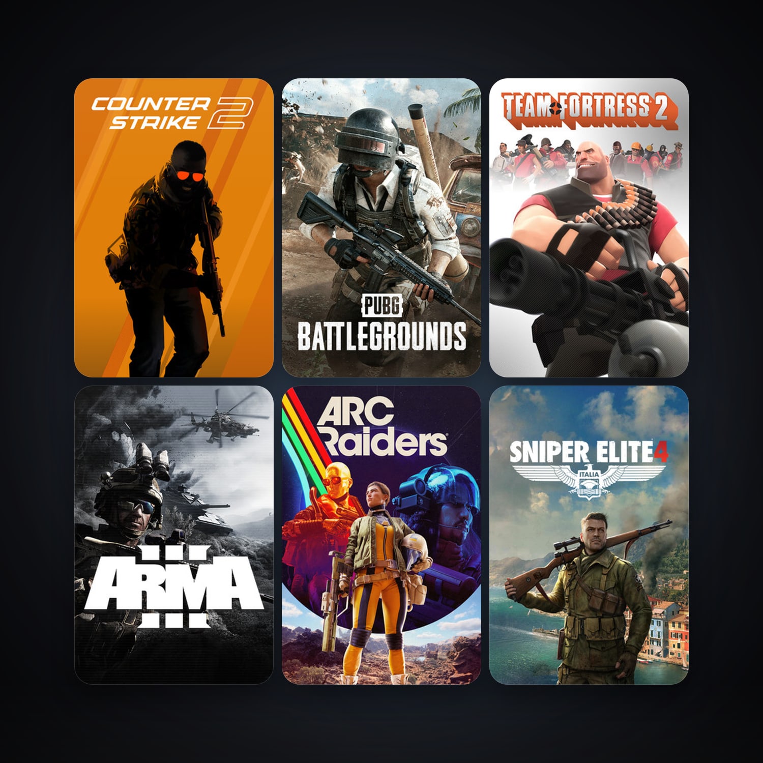 Portal + Team Fortress 2, 43 games, Steam 12, clean — HabibiAccounts