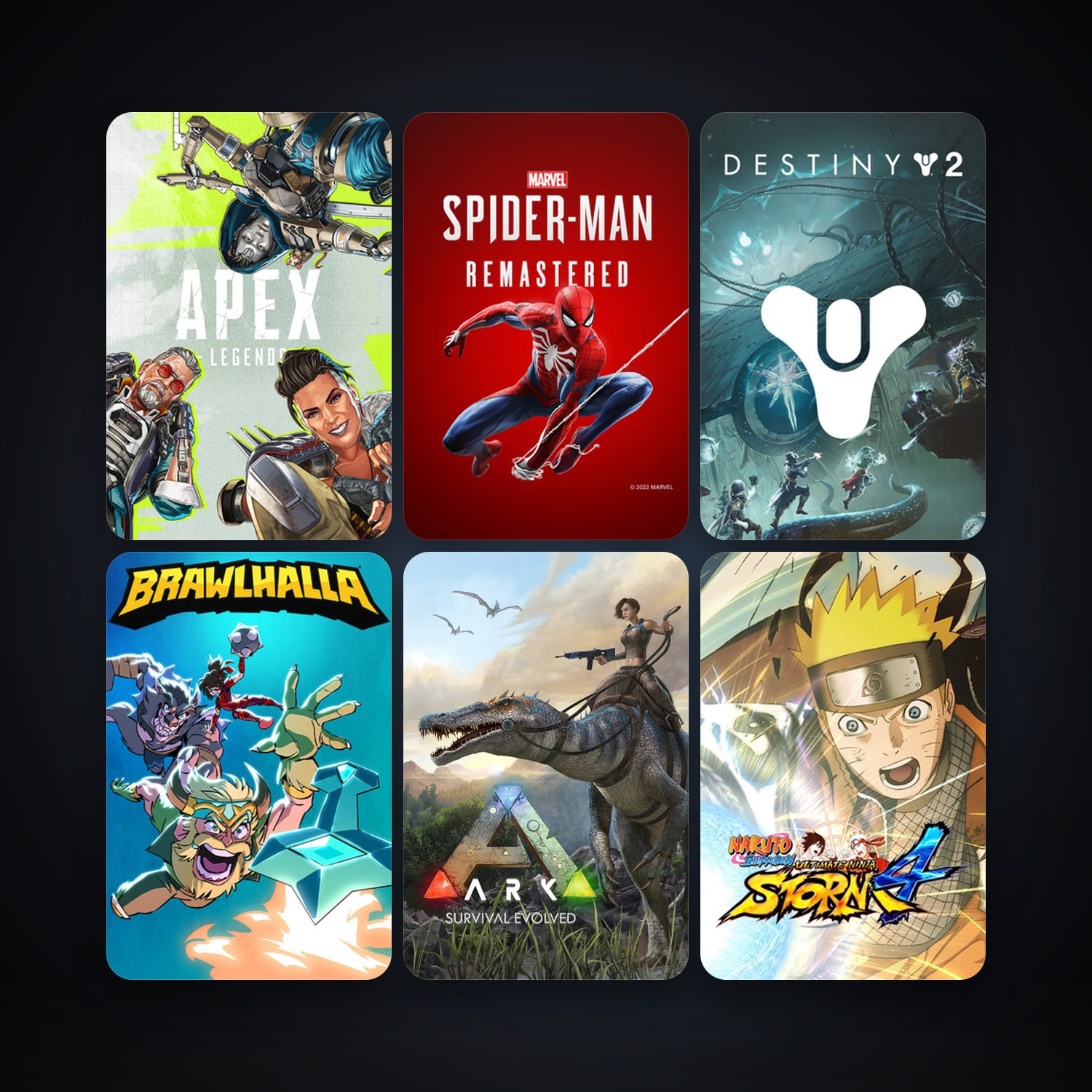 Brawlhalla + ARK: Survival Evolved, 31 games, clean — HabibiAccounts