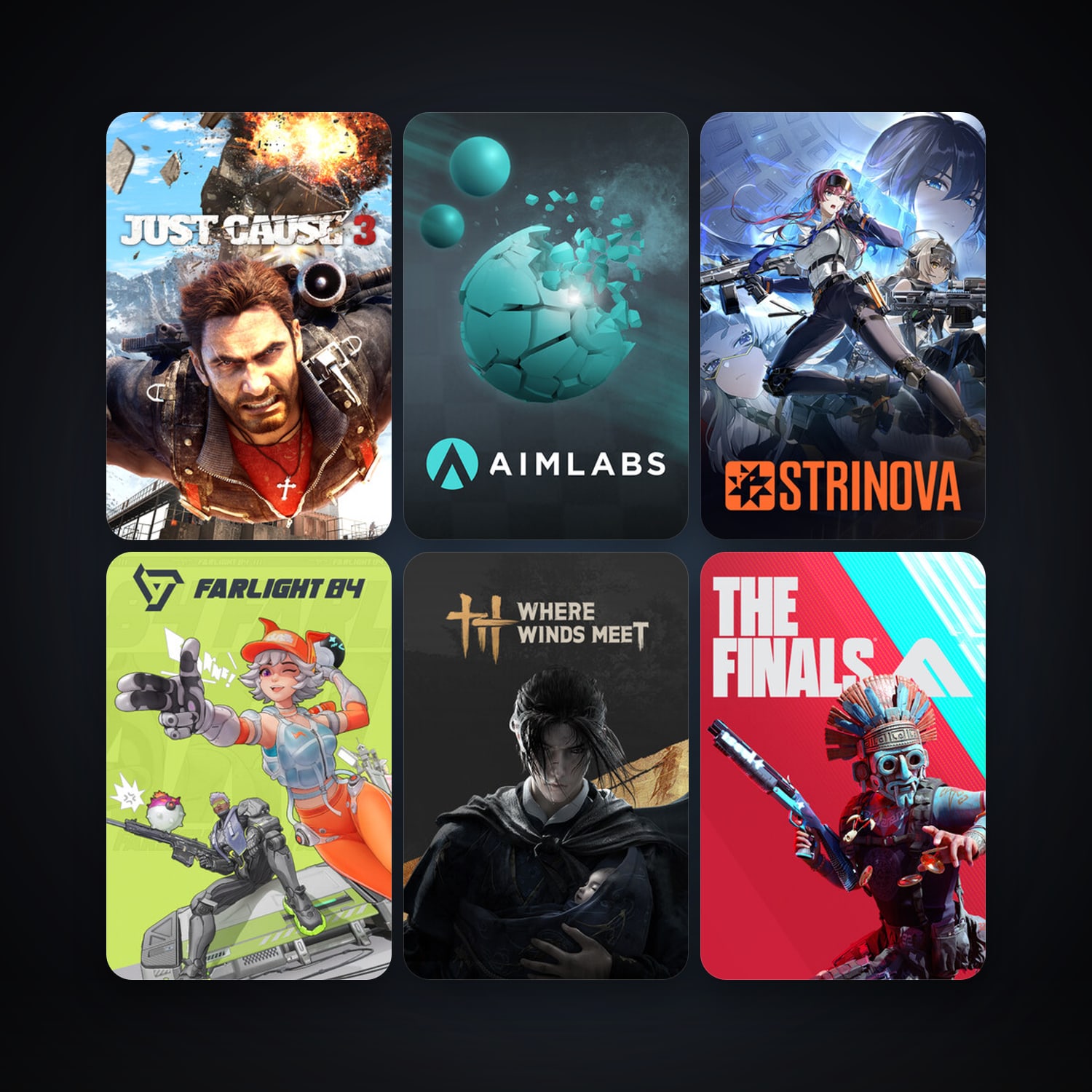 Just Cause 3 + Aimlabs, 155 games, clean — HabibiAccounts