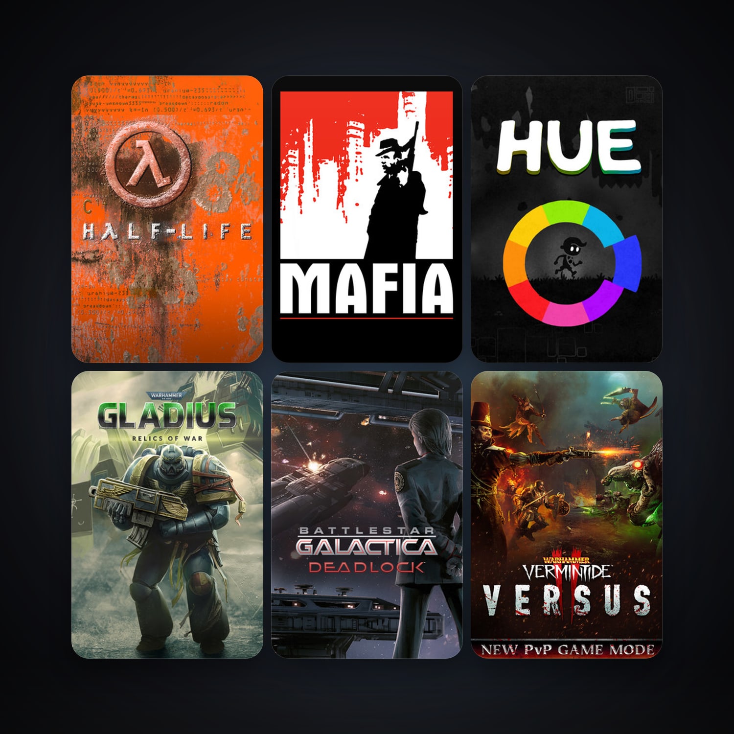 Half-Life + Mafia, 18 games, clean — HabibiAccounts
