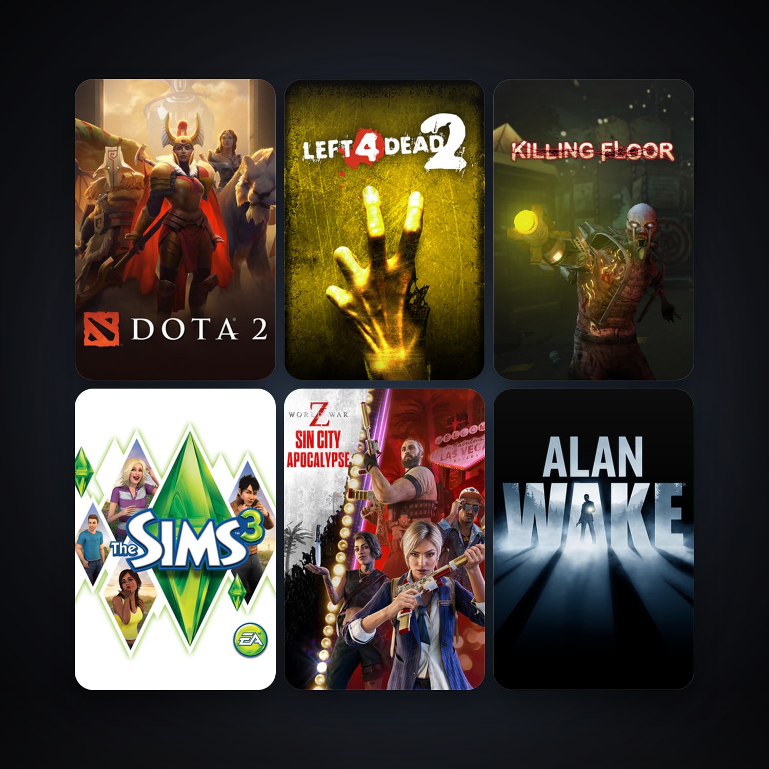 Left 4 Dead 2 + Dota 2, 12 games, clean — HabibiAccounts