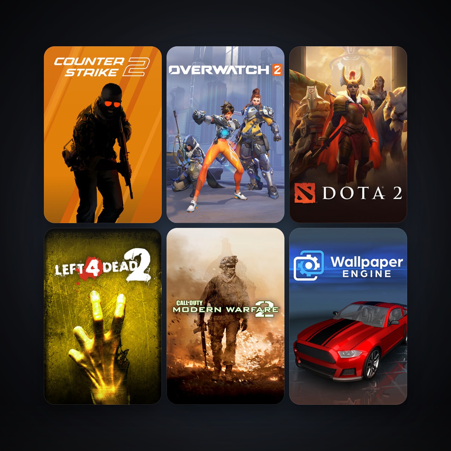 Left 4 Dead 2 + Dota 2, 115 games, Steam 17, clean — HabibiAccounts