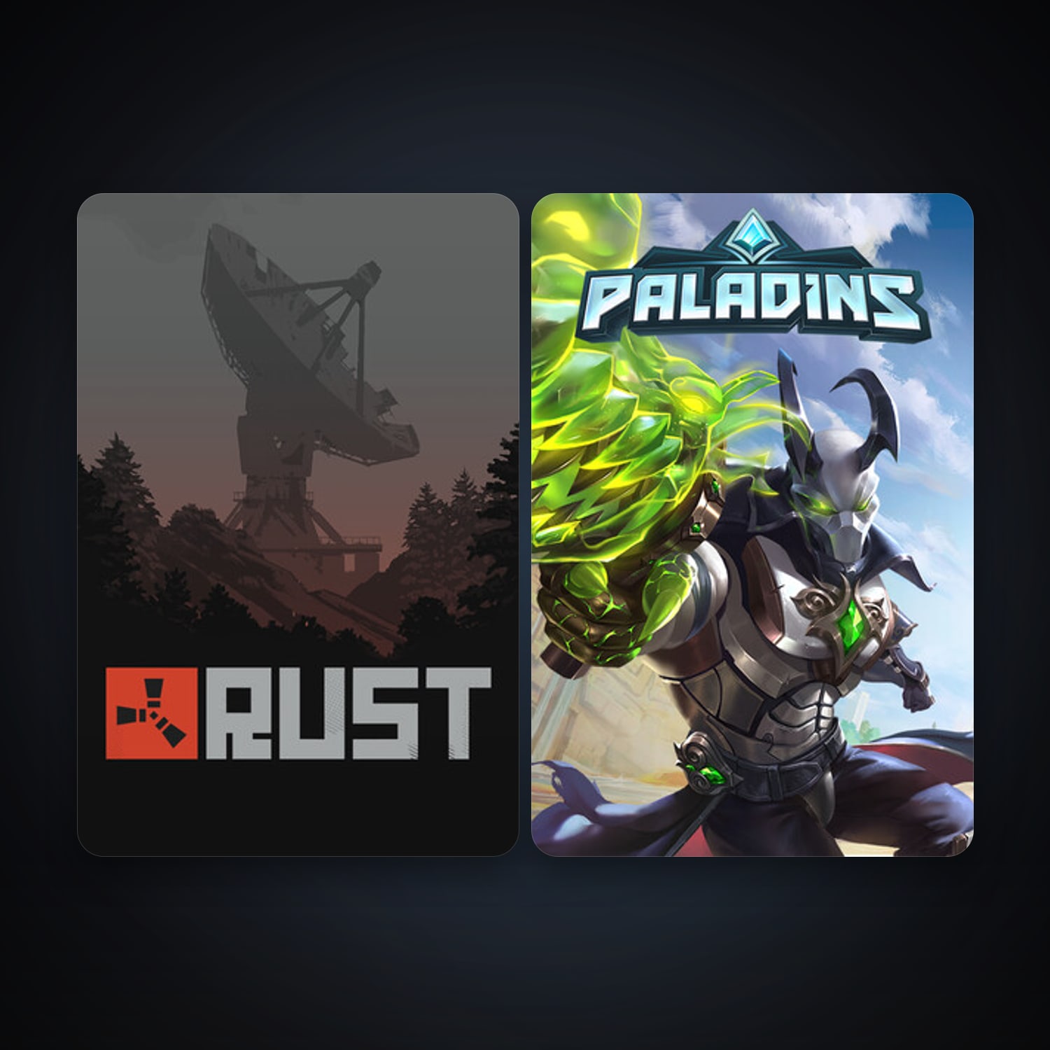 Rust + Paladins, 4 games, clean — HabibiAccounts